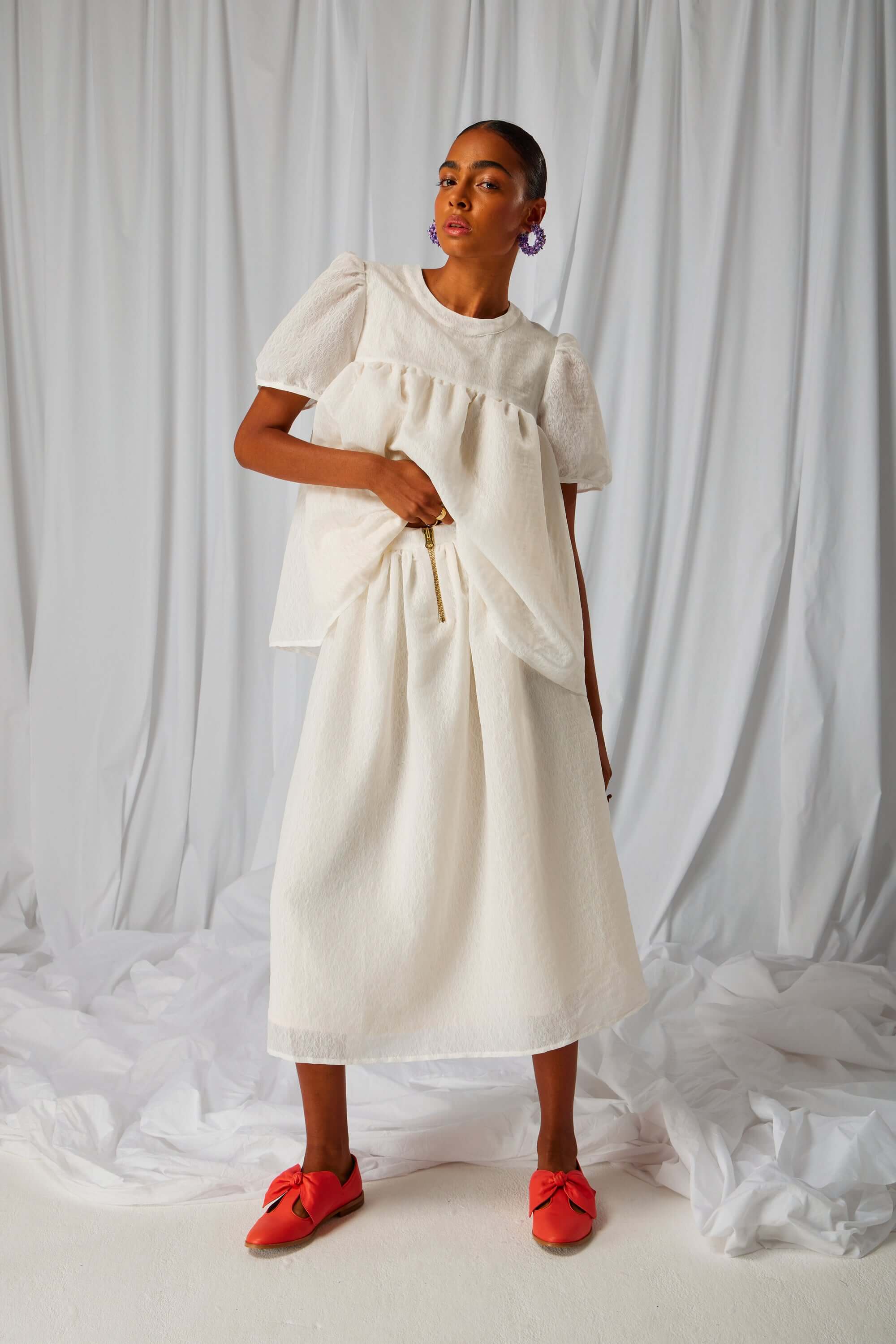 Gaya Blouse in Frequencies weave