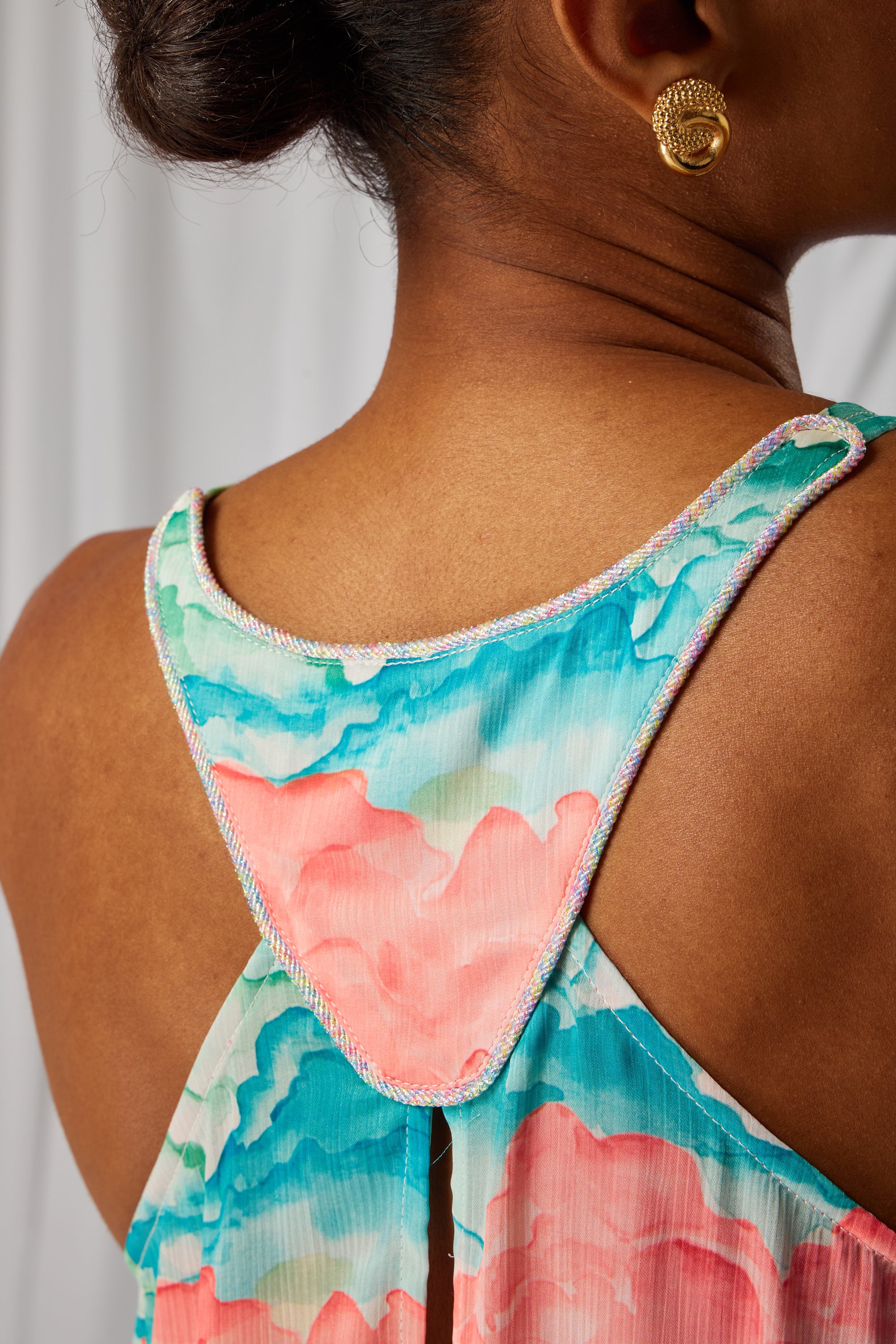 Robe Java en imprimé Nuit Blanche