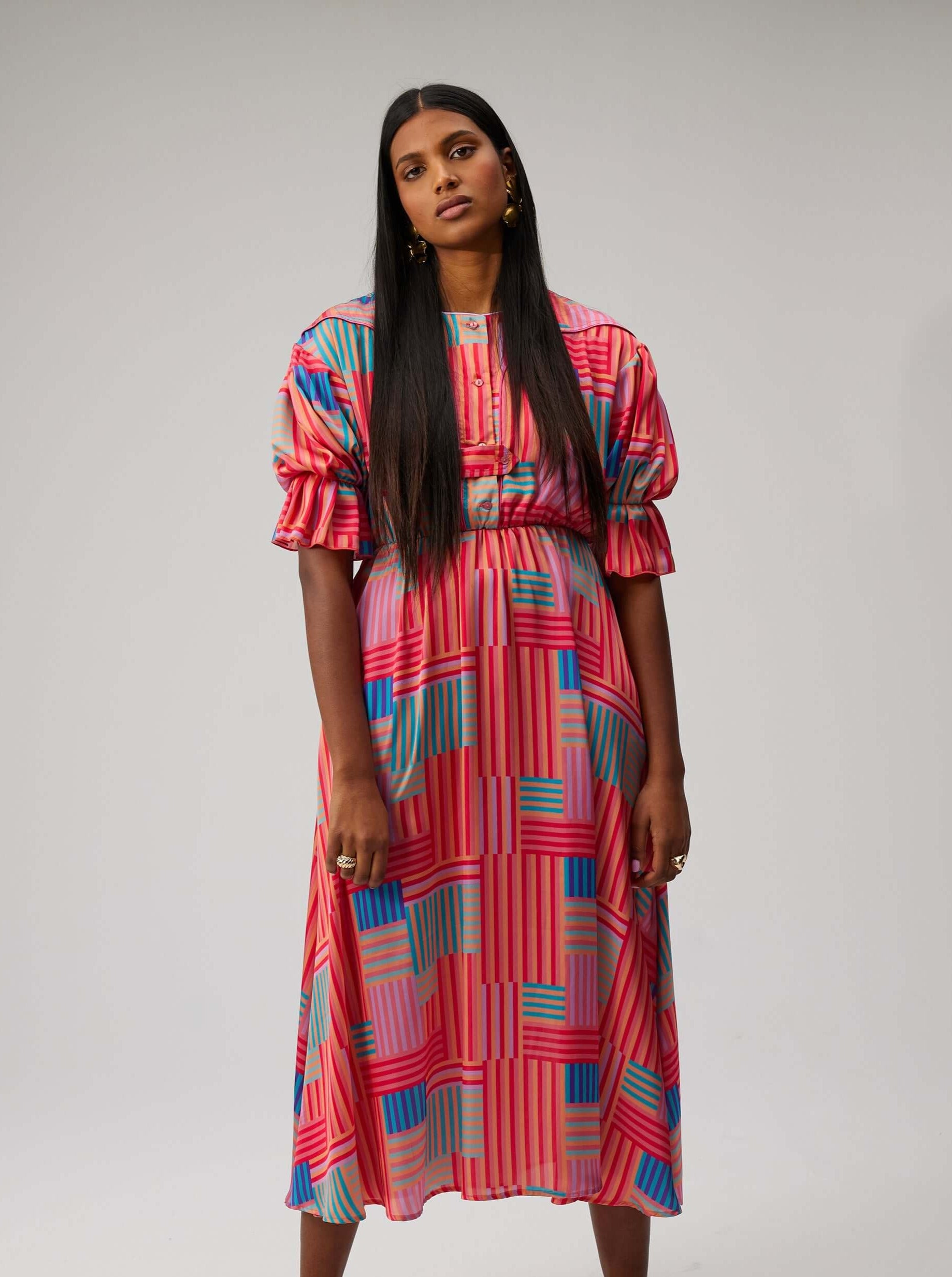 Robe Soma en imprimé Strike