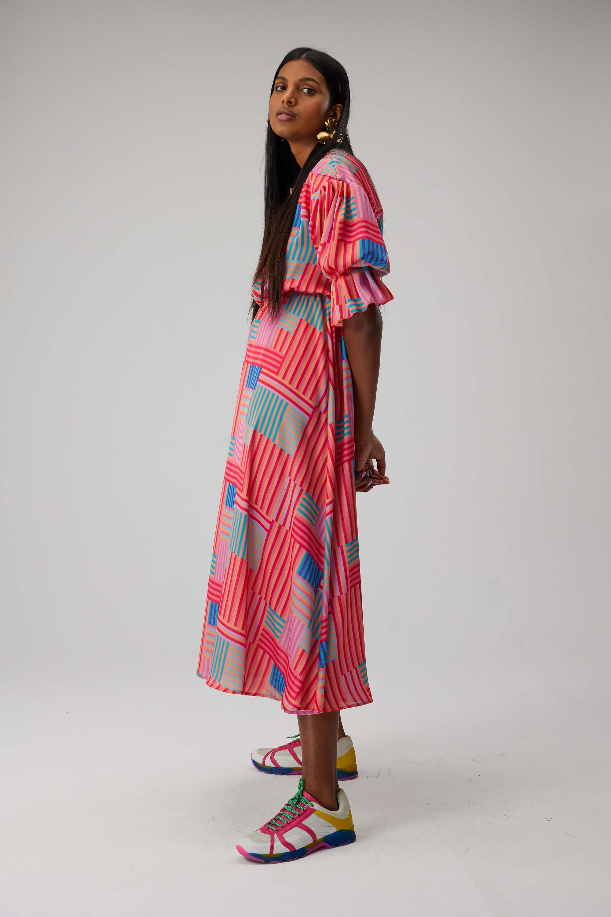 Robe Soma en imprimé Strike