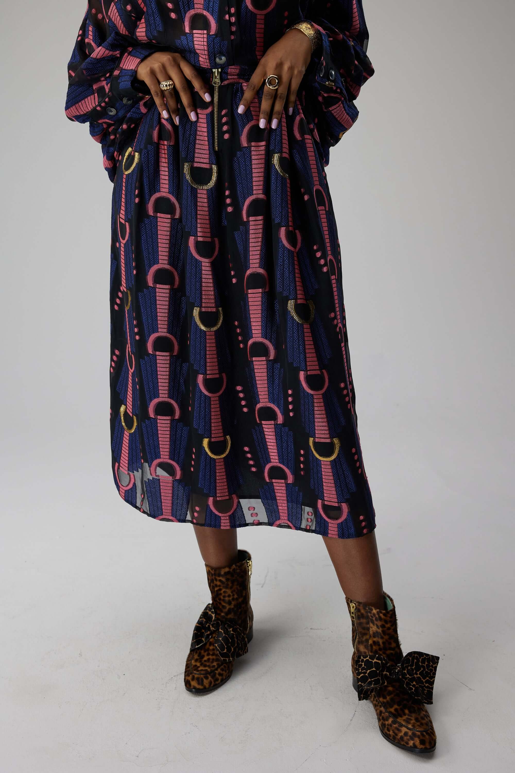 Orso skirt in Horizon embroidery