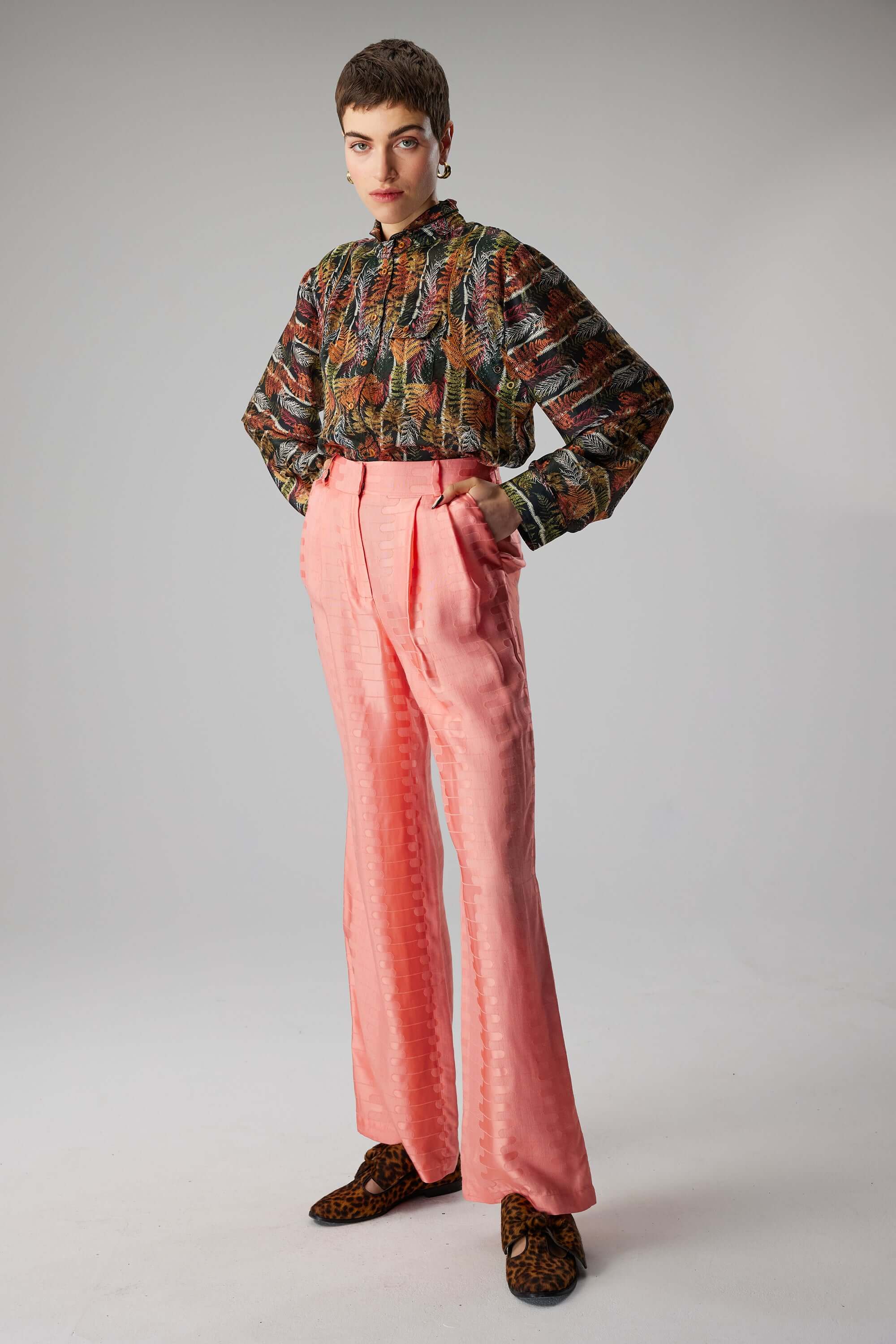 Tokyo shirt in Fern print