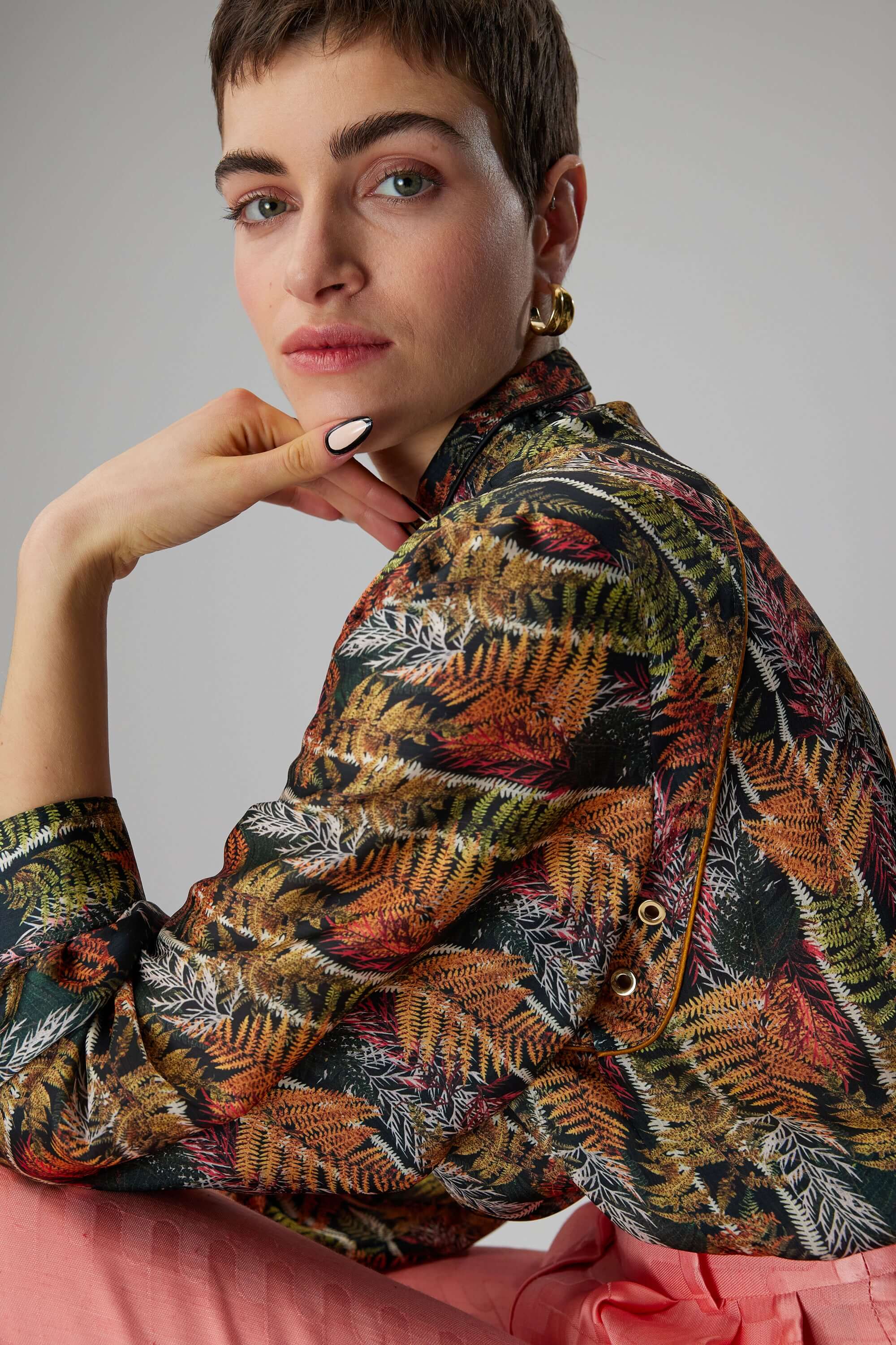 Tokyo shirt in Fern print