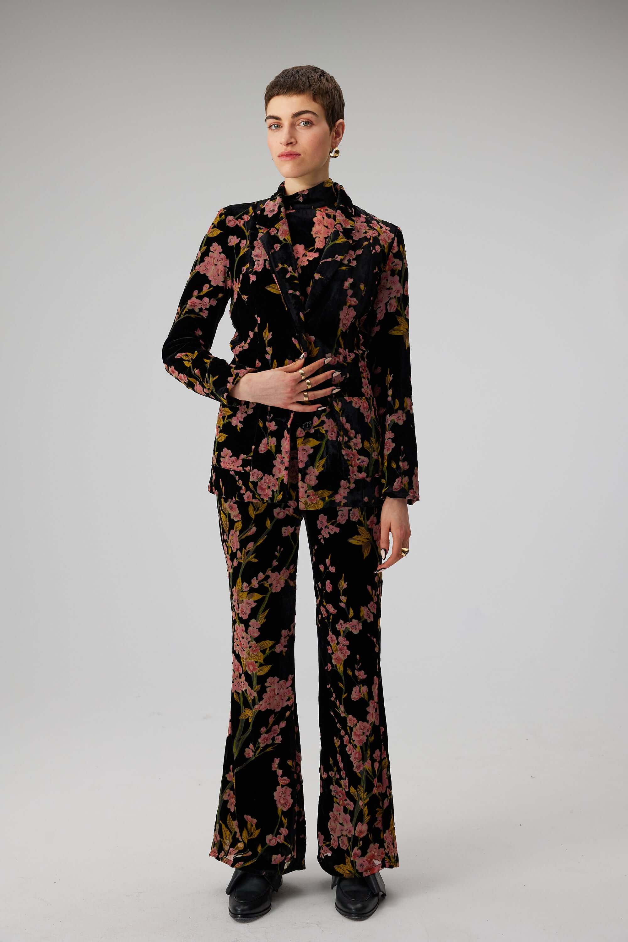 Blazer Sonny Crockett en velours Blossom HLD