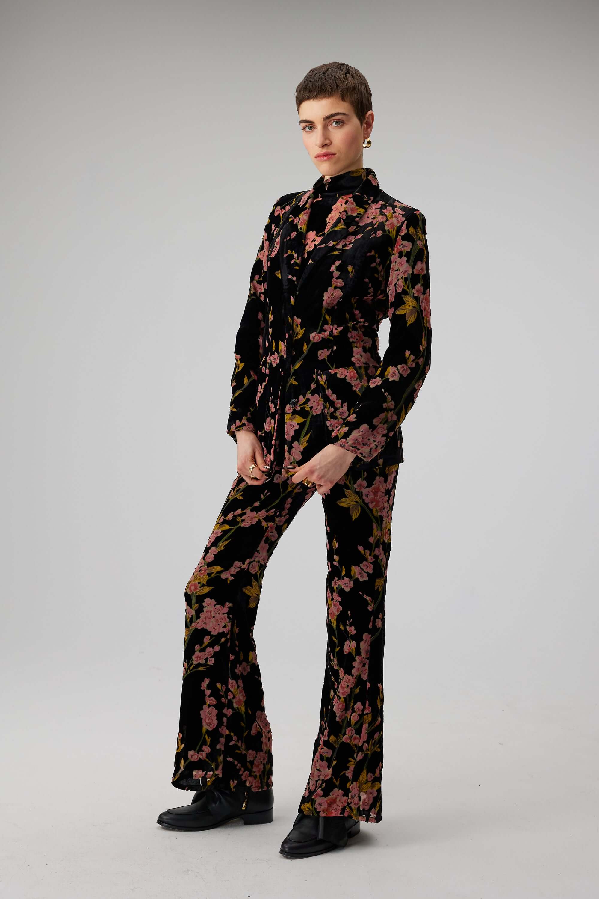 Blazer Sonny Crockett en velours Blossom HLD