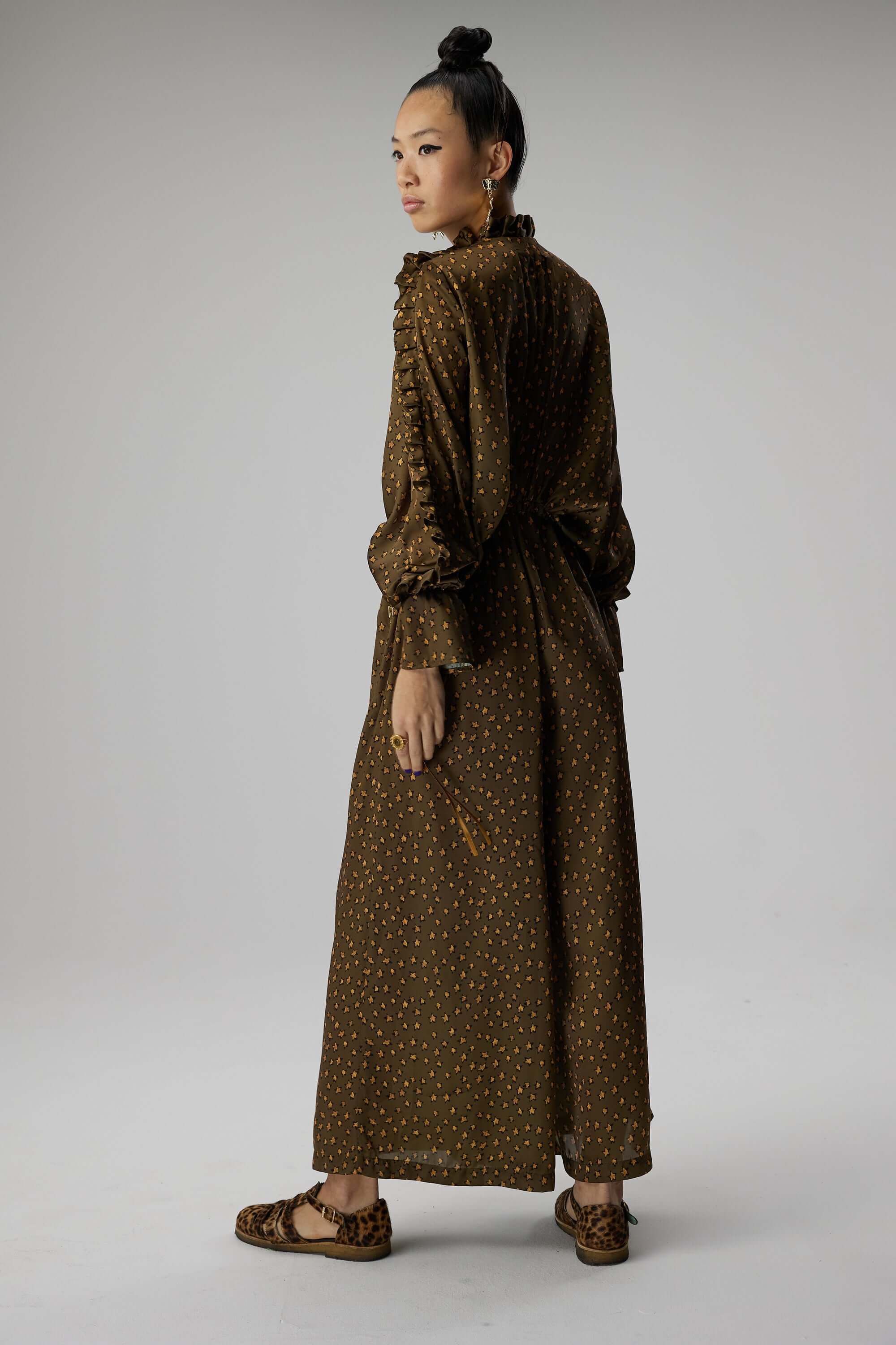 Combinaison Gil en imprimé Messy Stars écorce