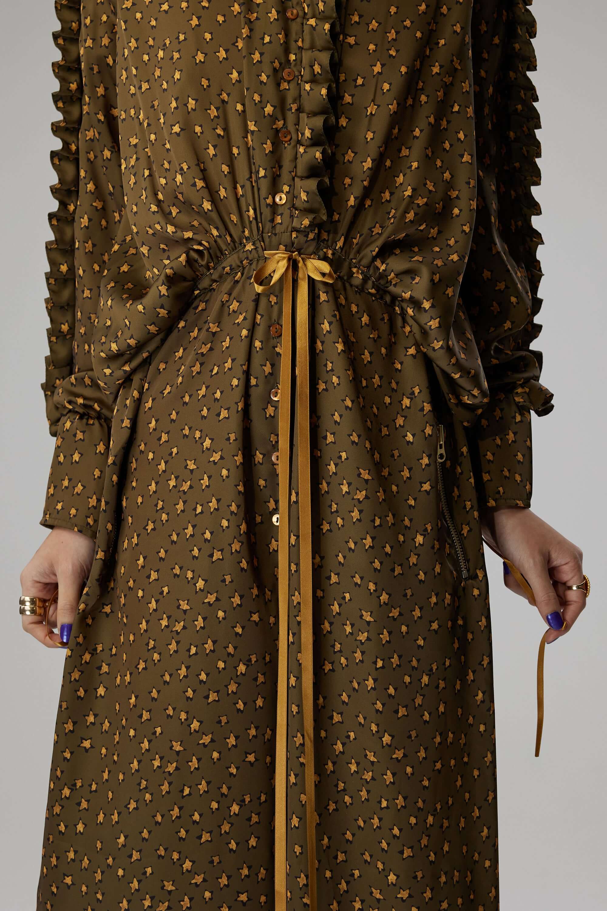 Combinaison Gil en imprimé Messy Stars écorce