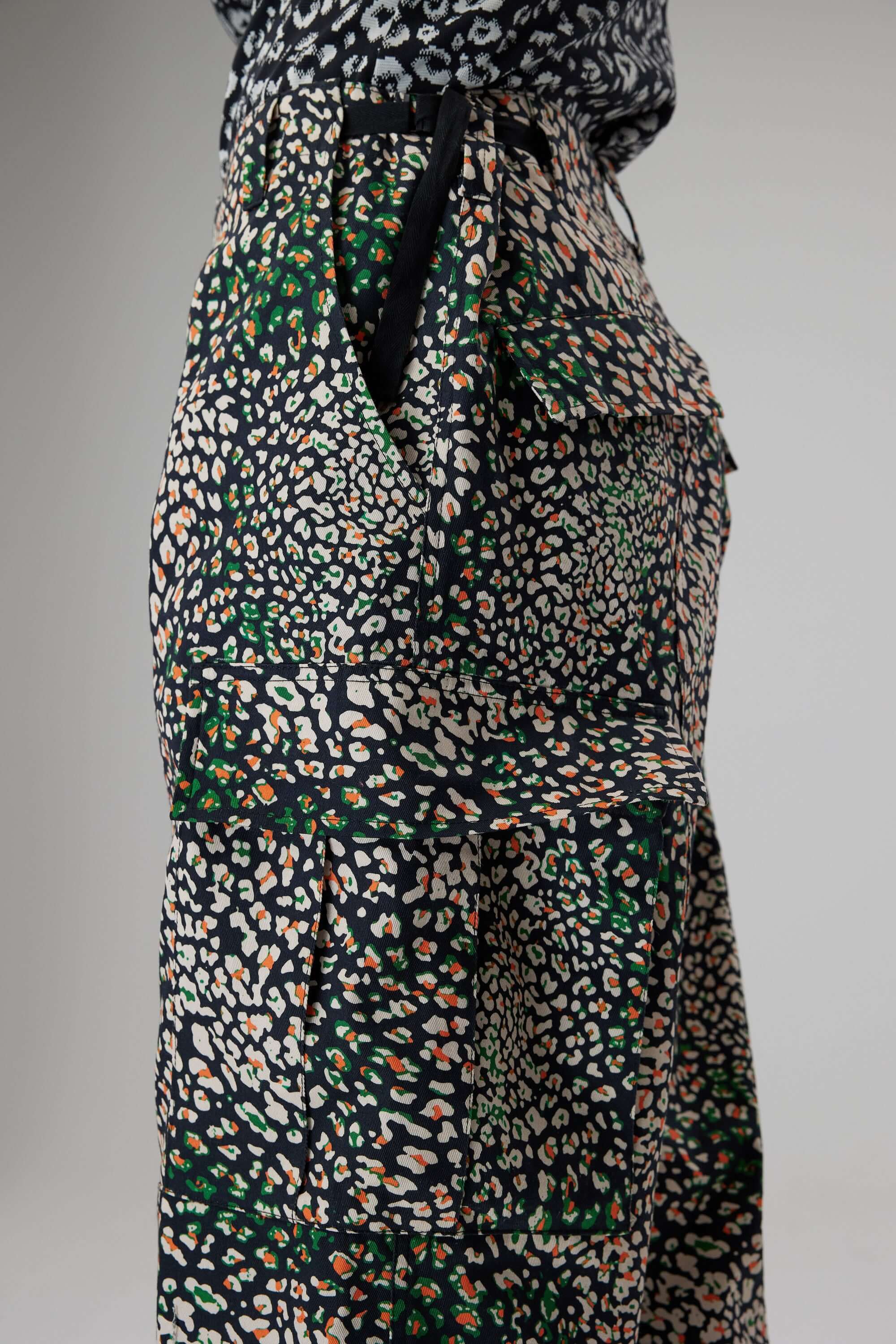 Santino pants in wild Leopard print