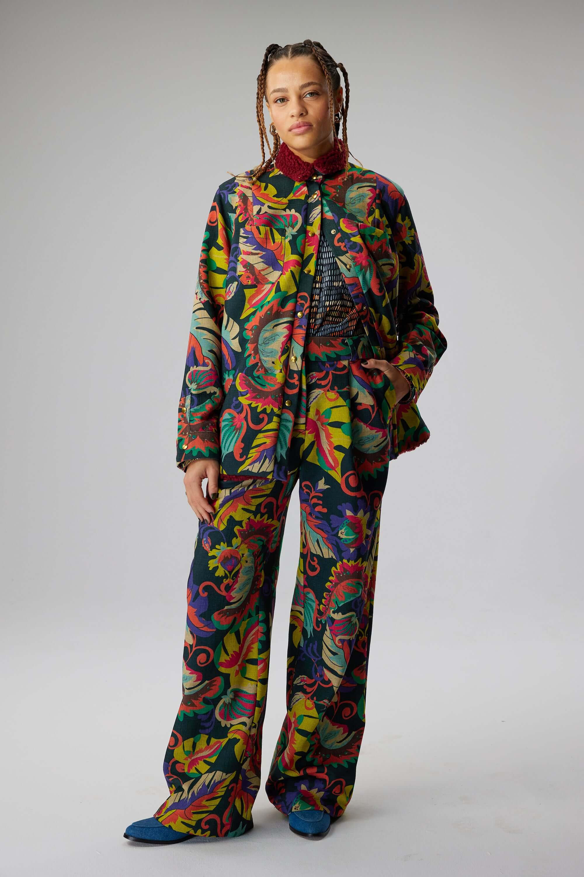 Dori overshirt in Dreamlike weave