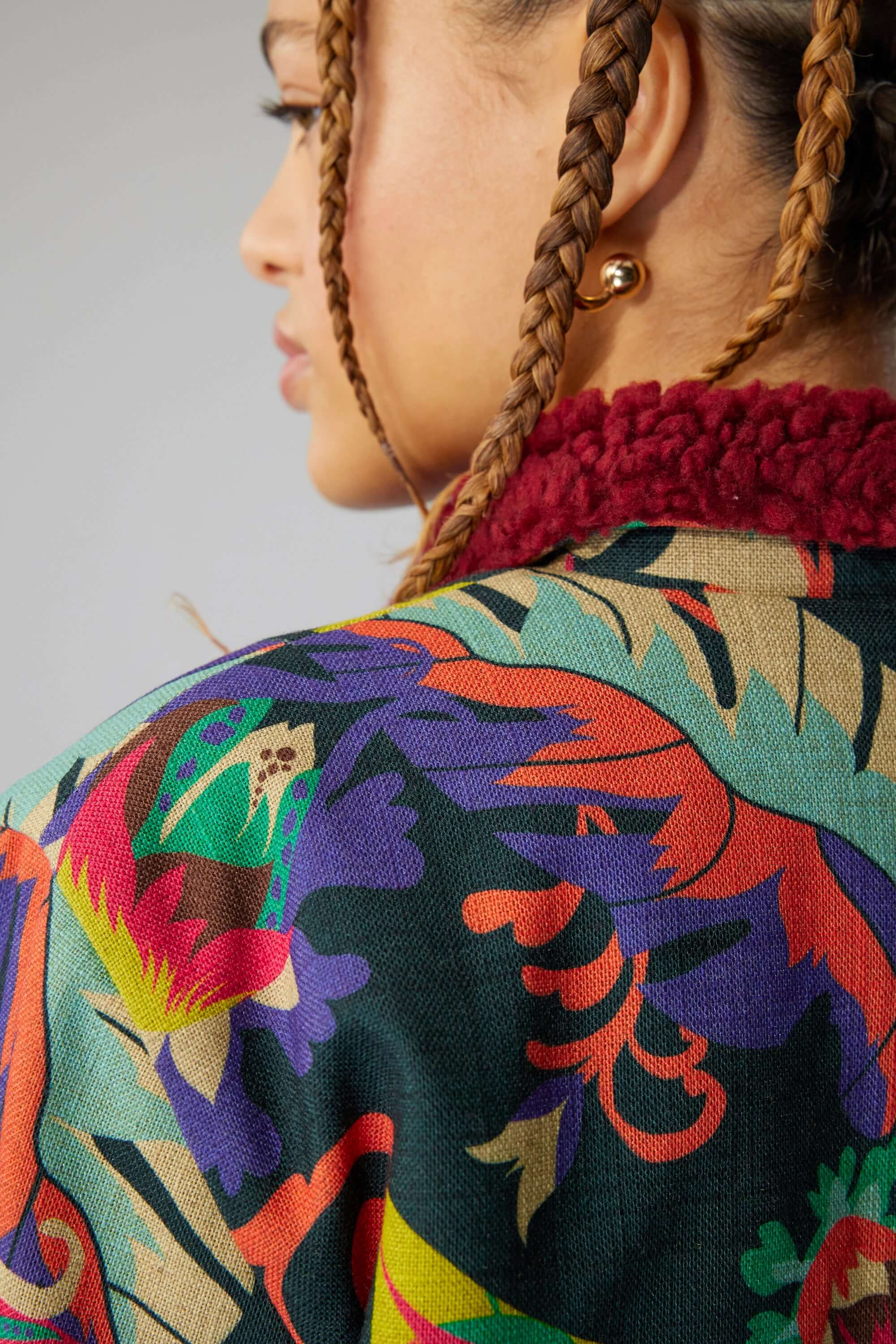 Dori overshirt in Dreamlike weave