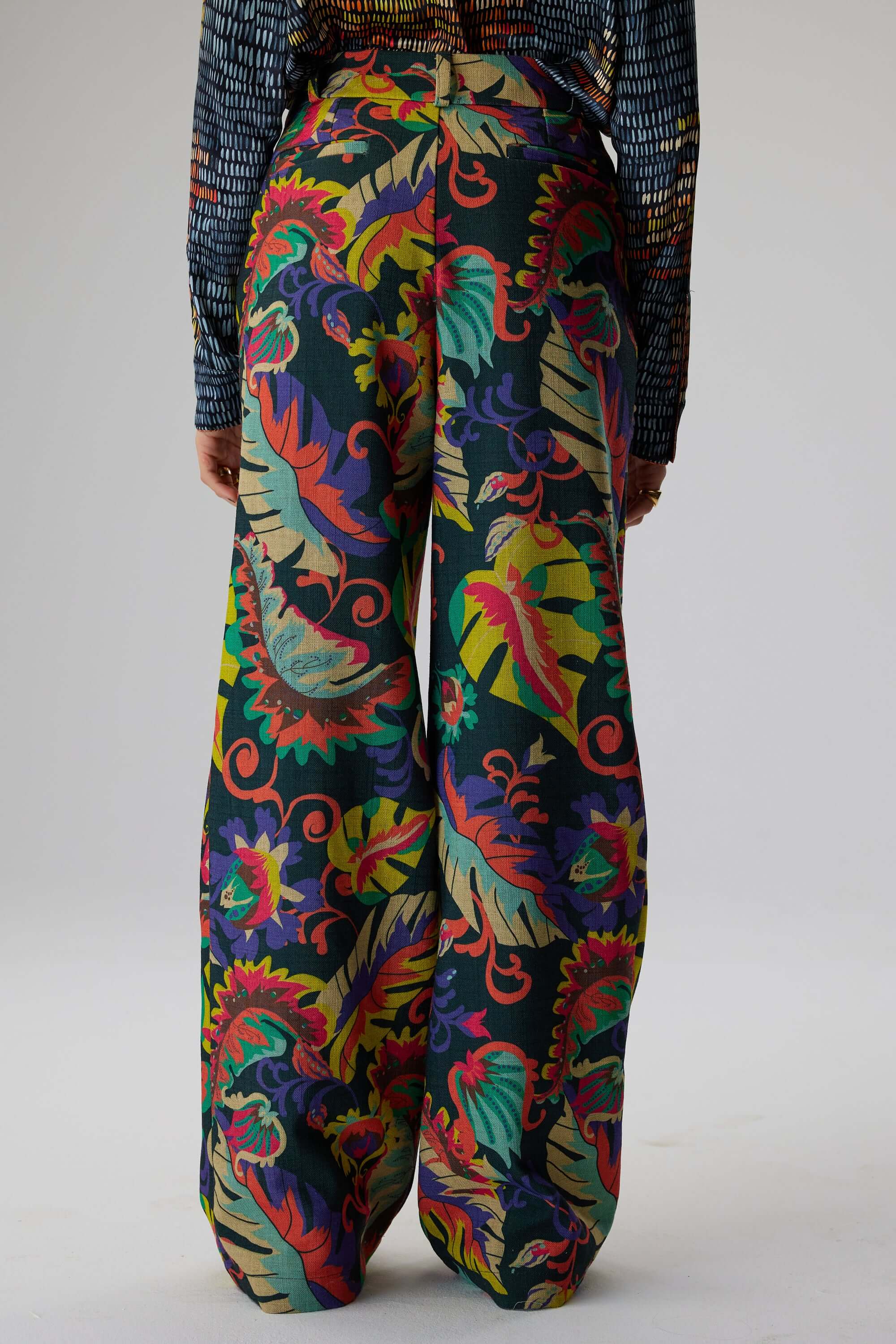 Pantalon Moor en toile tissée Onirique