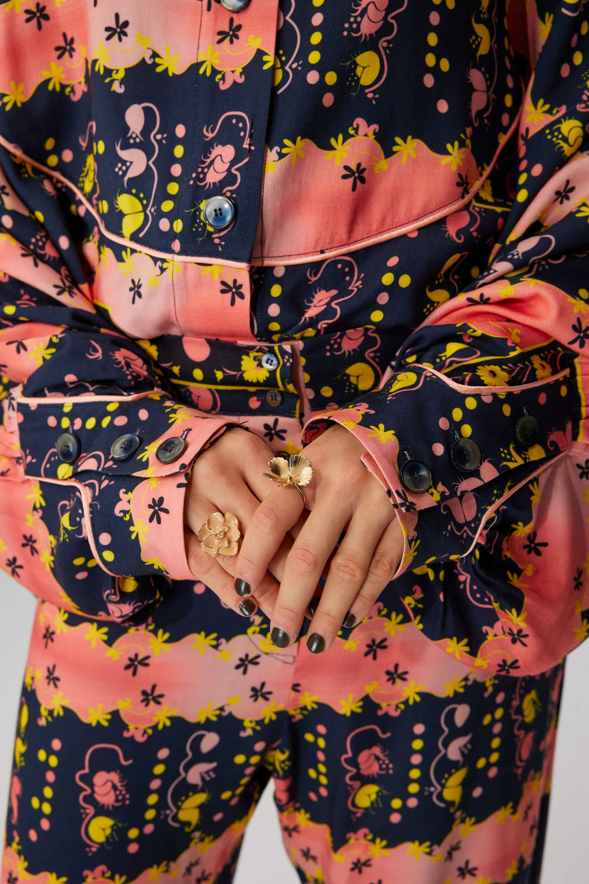 Pantalon Spartacus en imprimé Esotérique