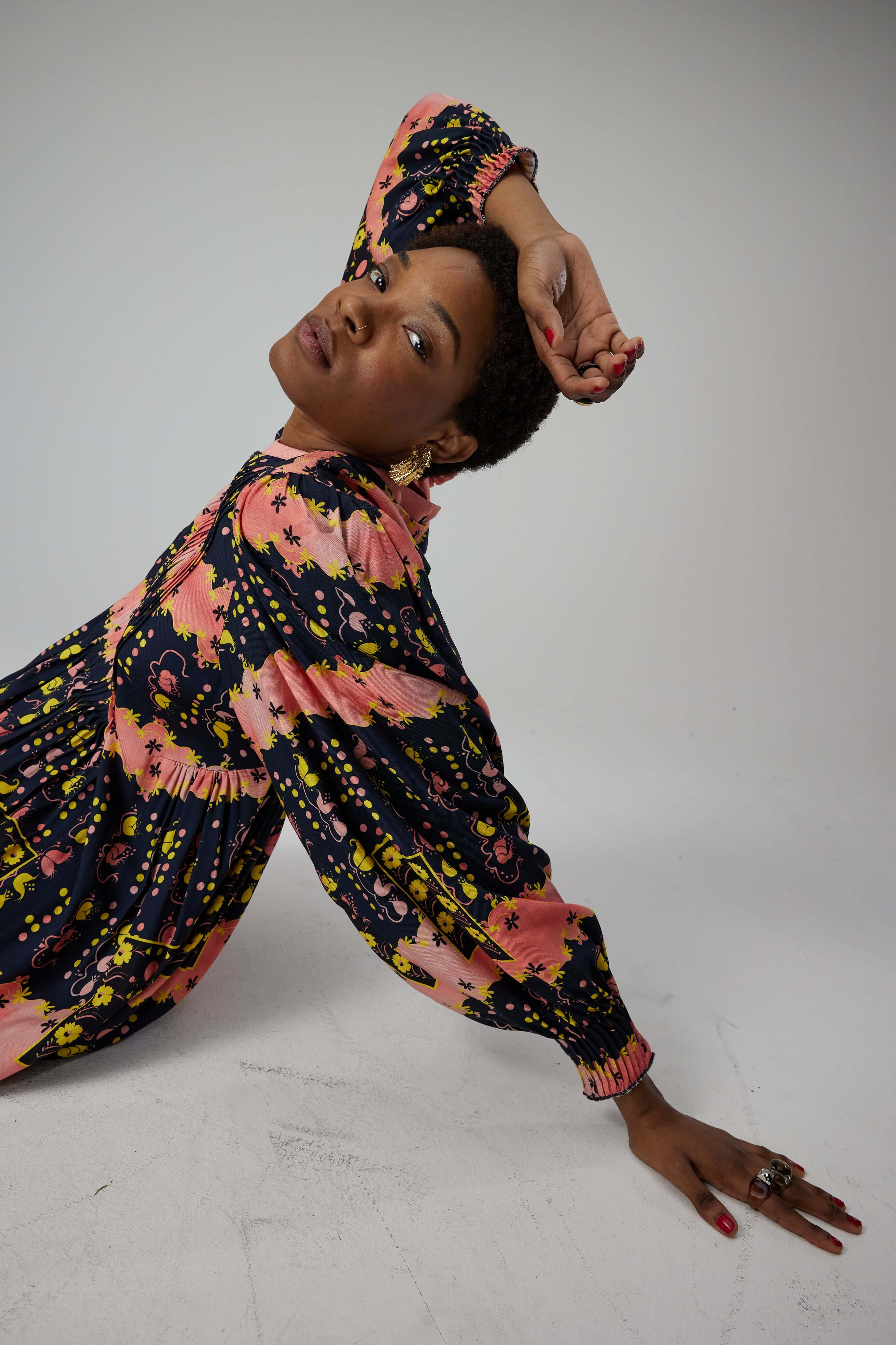 Robe Thelma en imprimé Esotérique