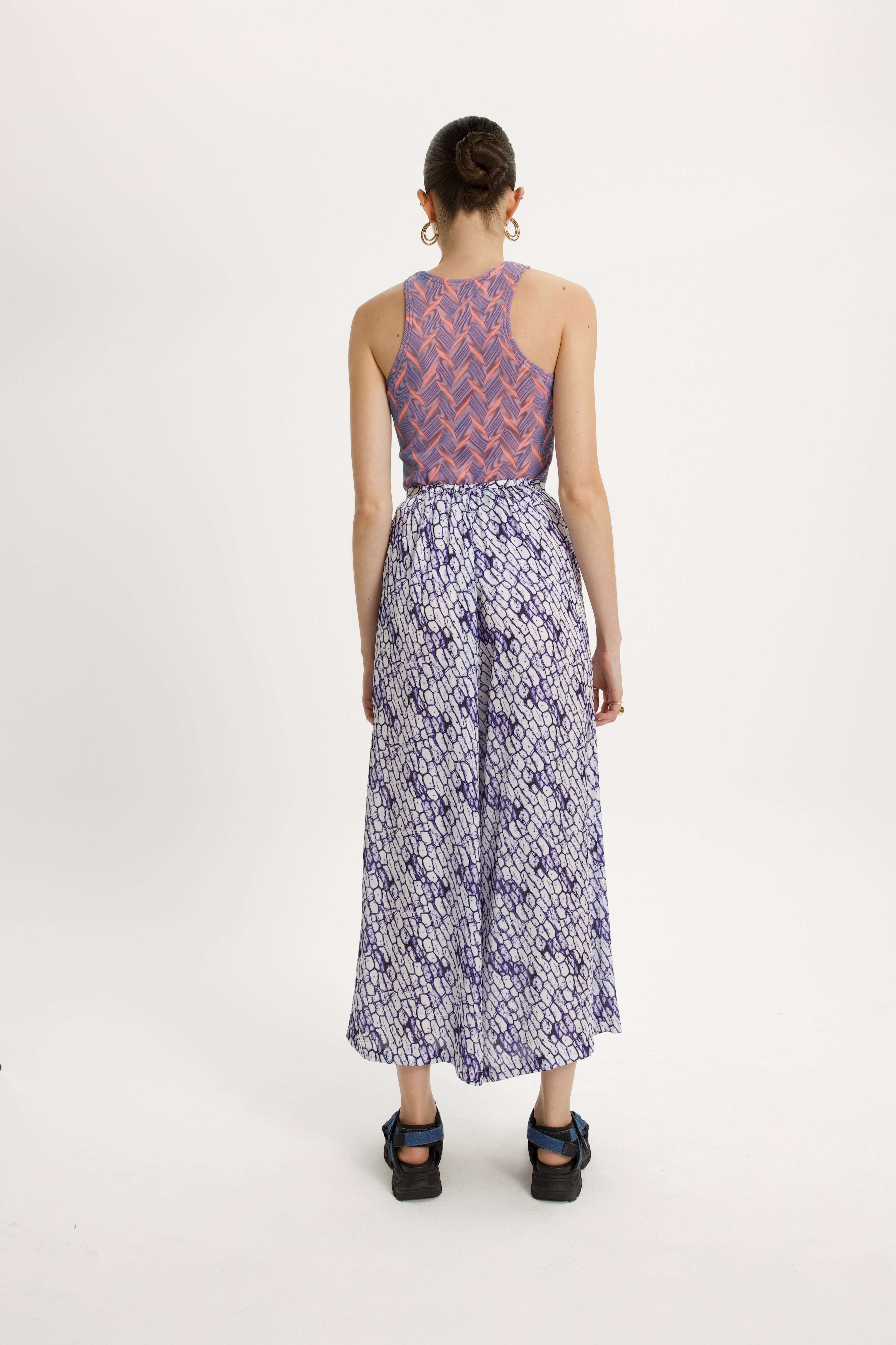 Doll Pants in Inked Cells Print