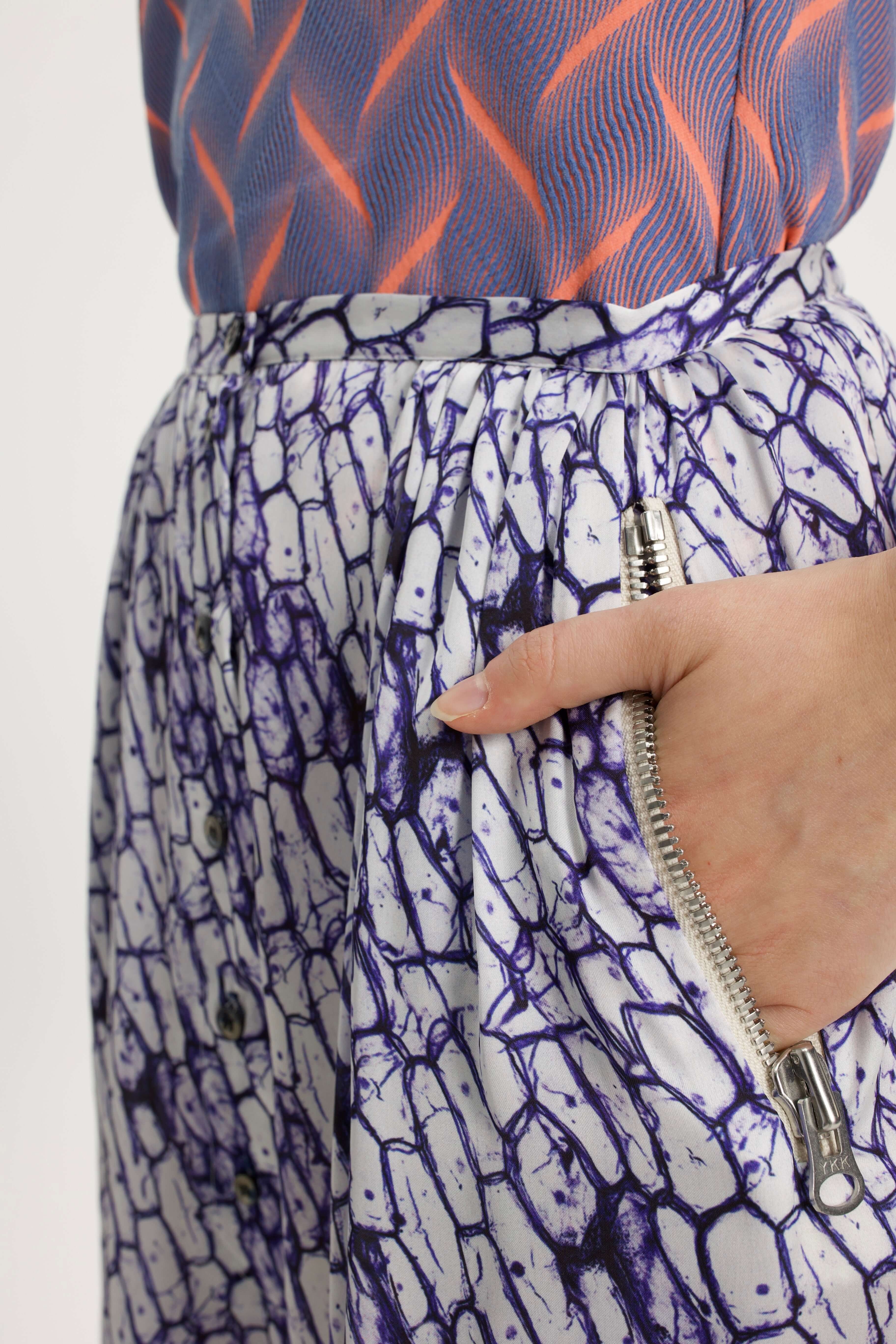 Doll Pants in Inked Cells Print