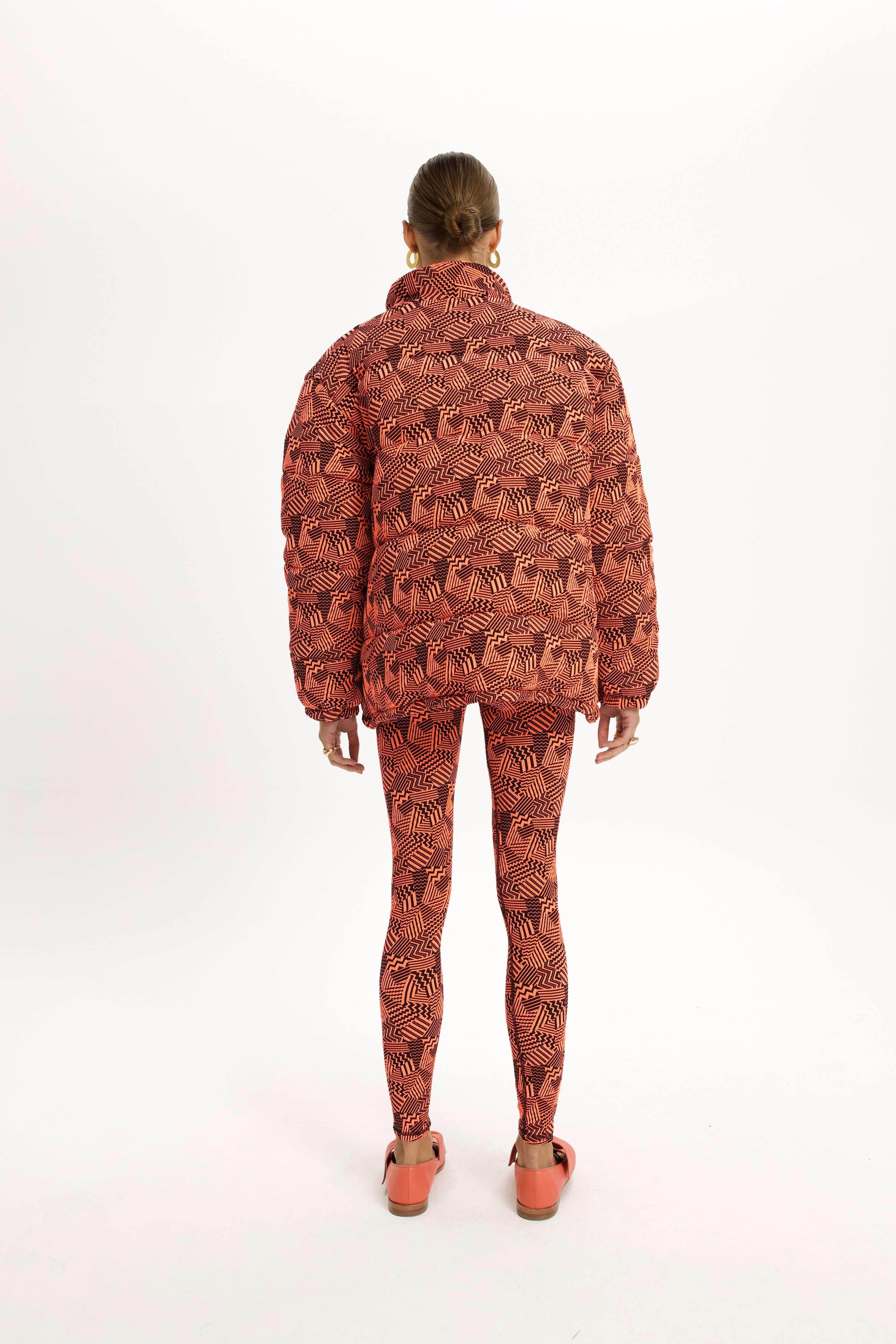 Donna jacket in neon ginger Fizz