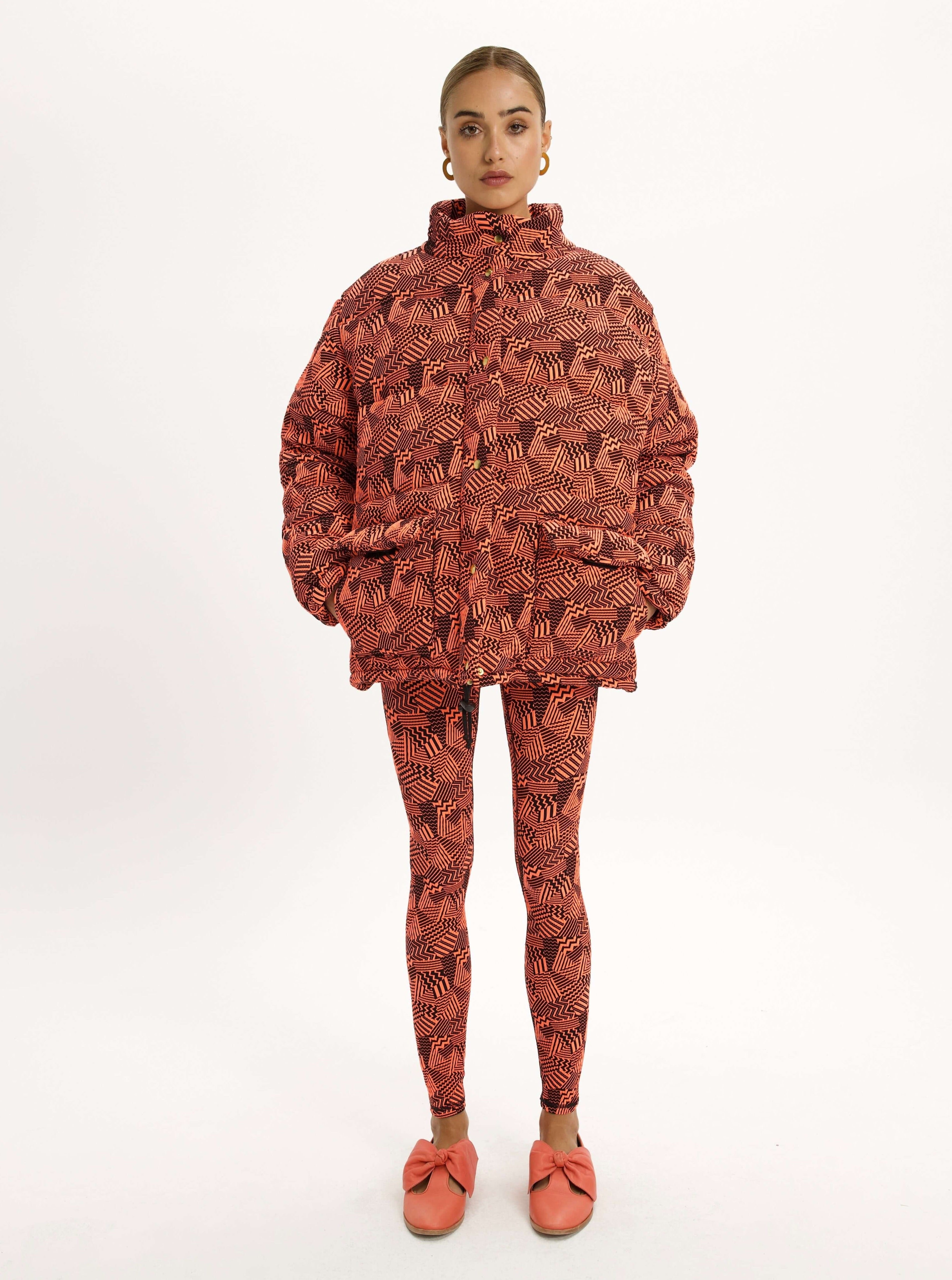 Donna jacket in neon ginger Fizz