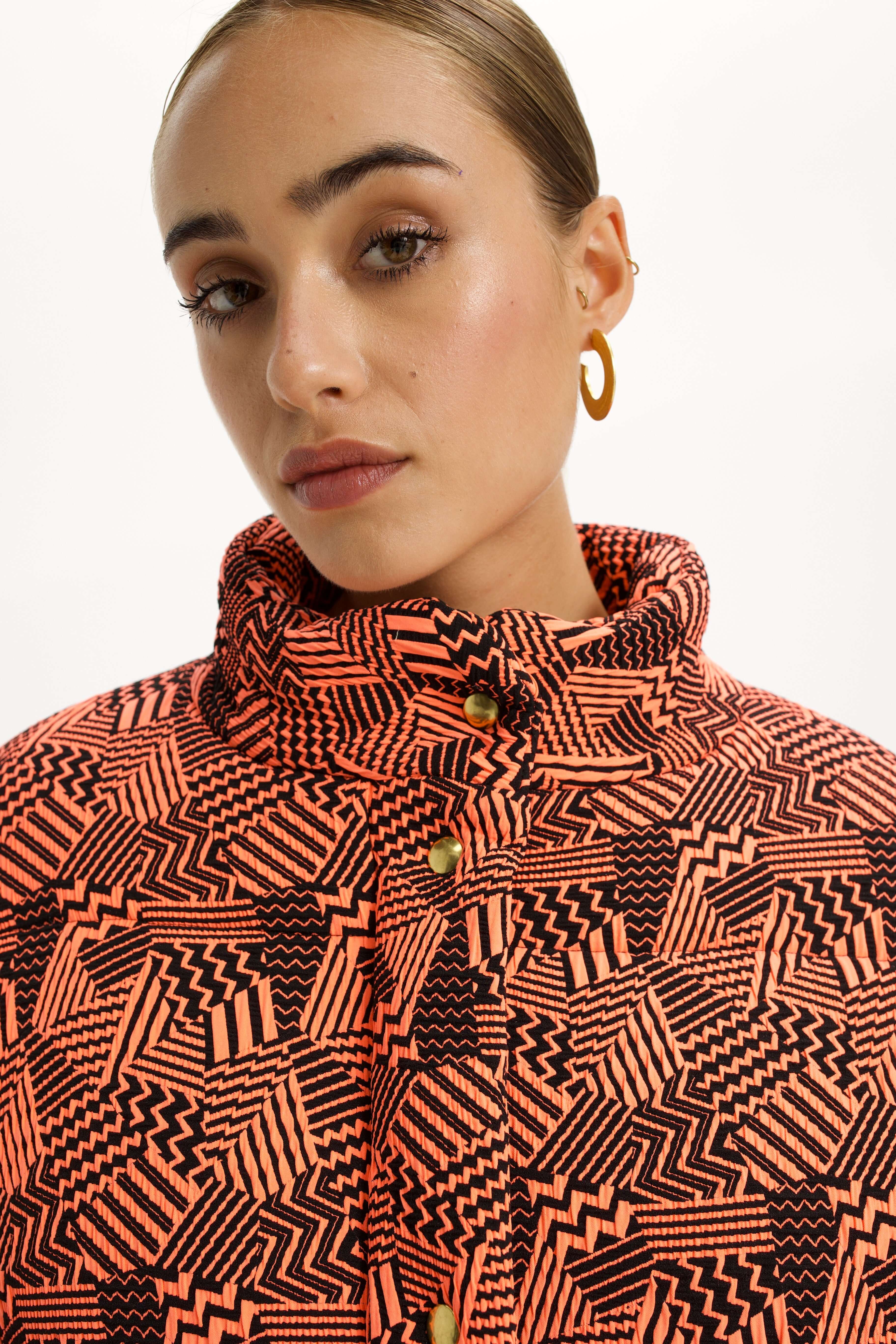 Donna jacket in neon ginger Fizz