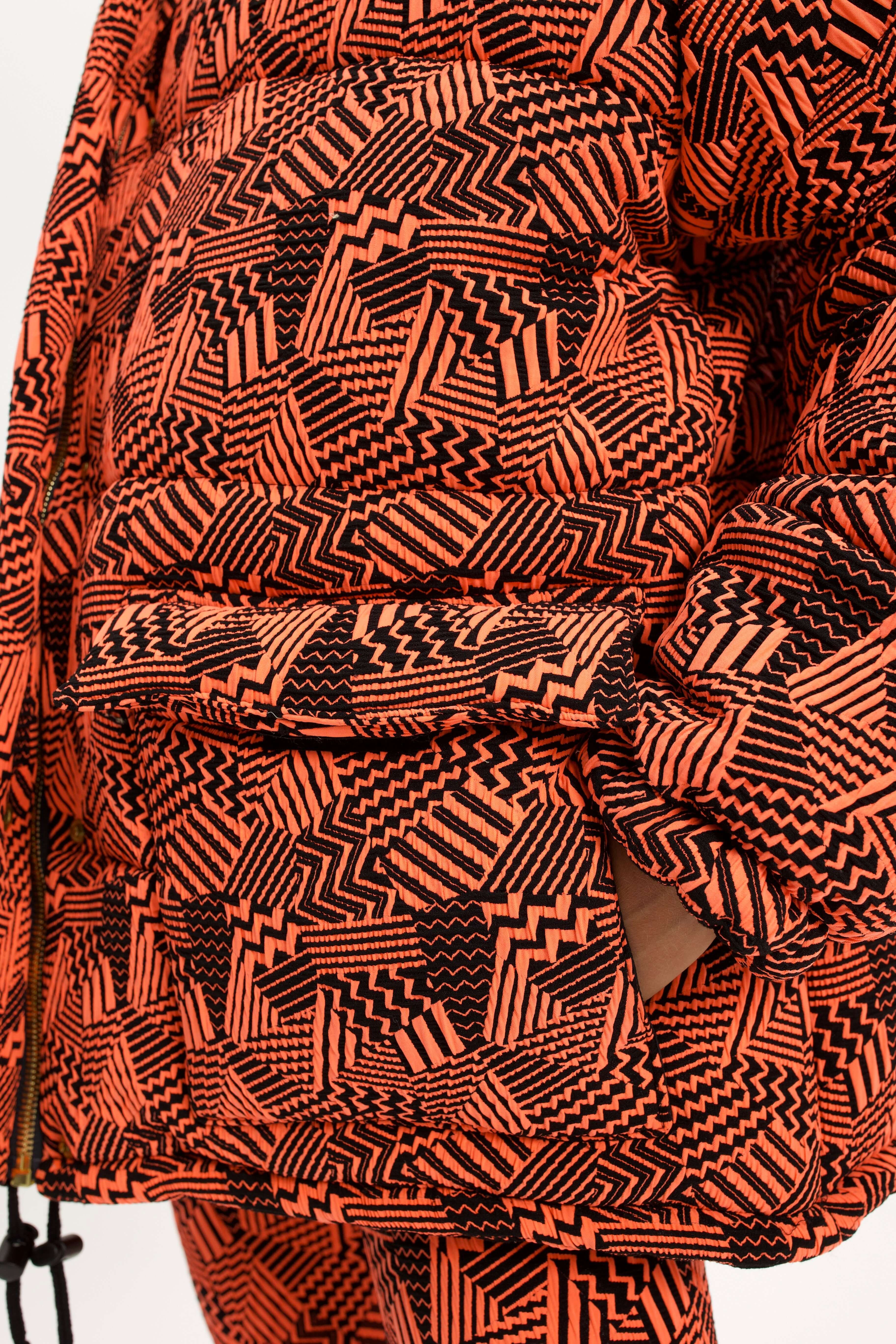 Donna jacket in neon ginger Fizz