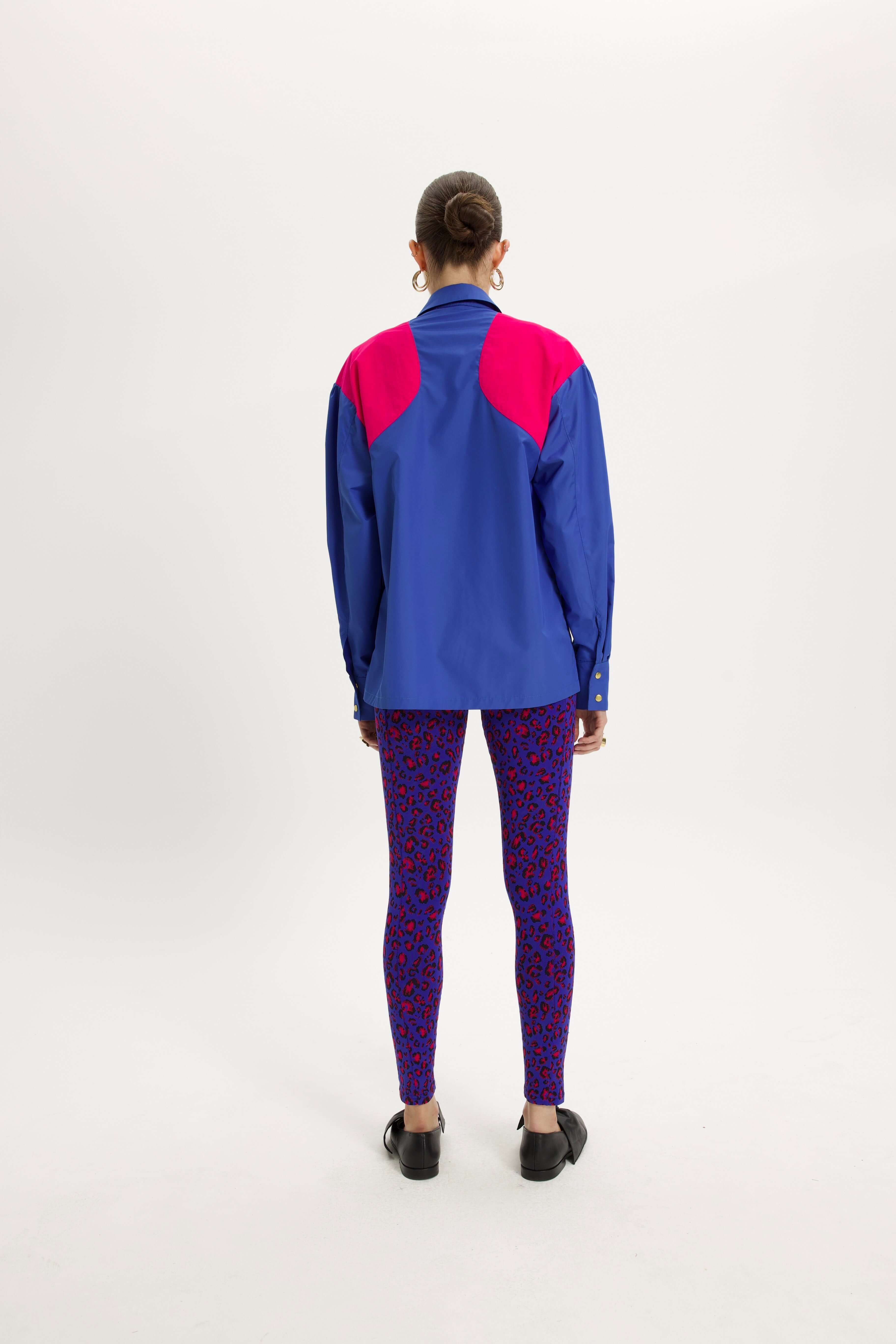 Elwood shirt in Pacific Stabilo weave