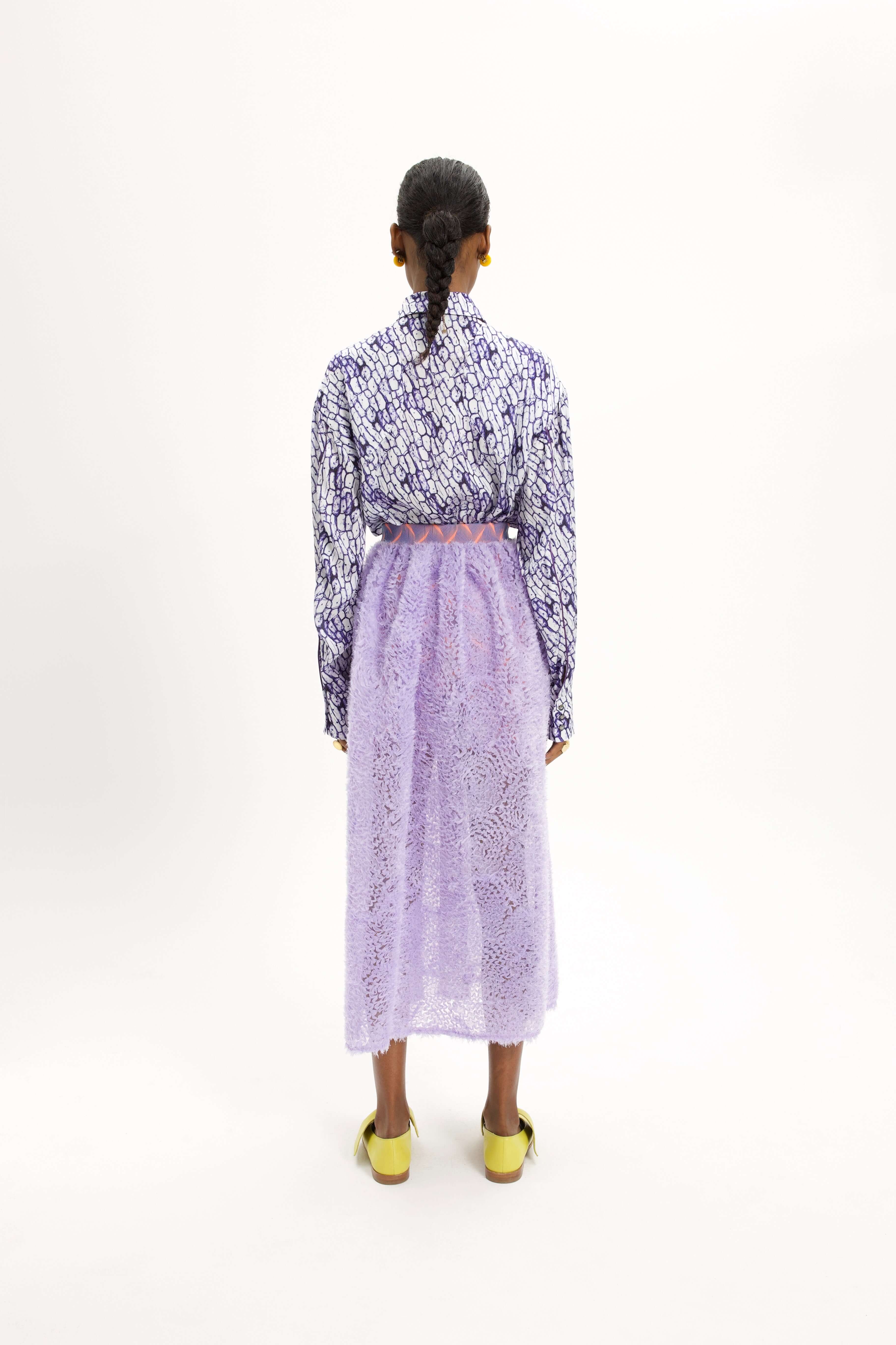 Cleo Skirt in Tufty Voile Parma