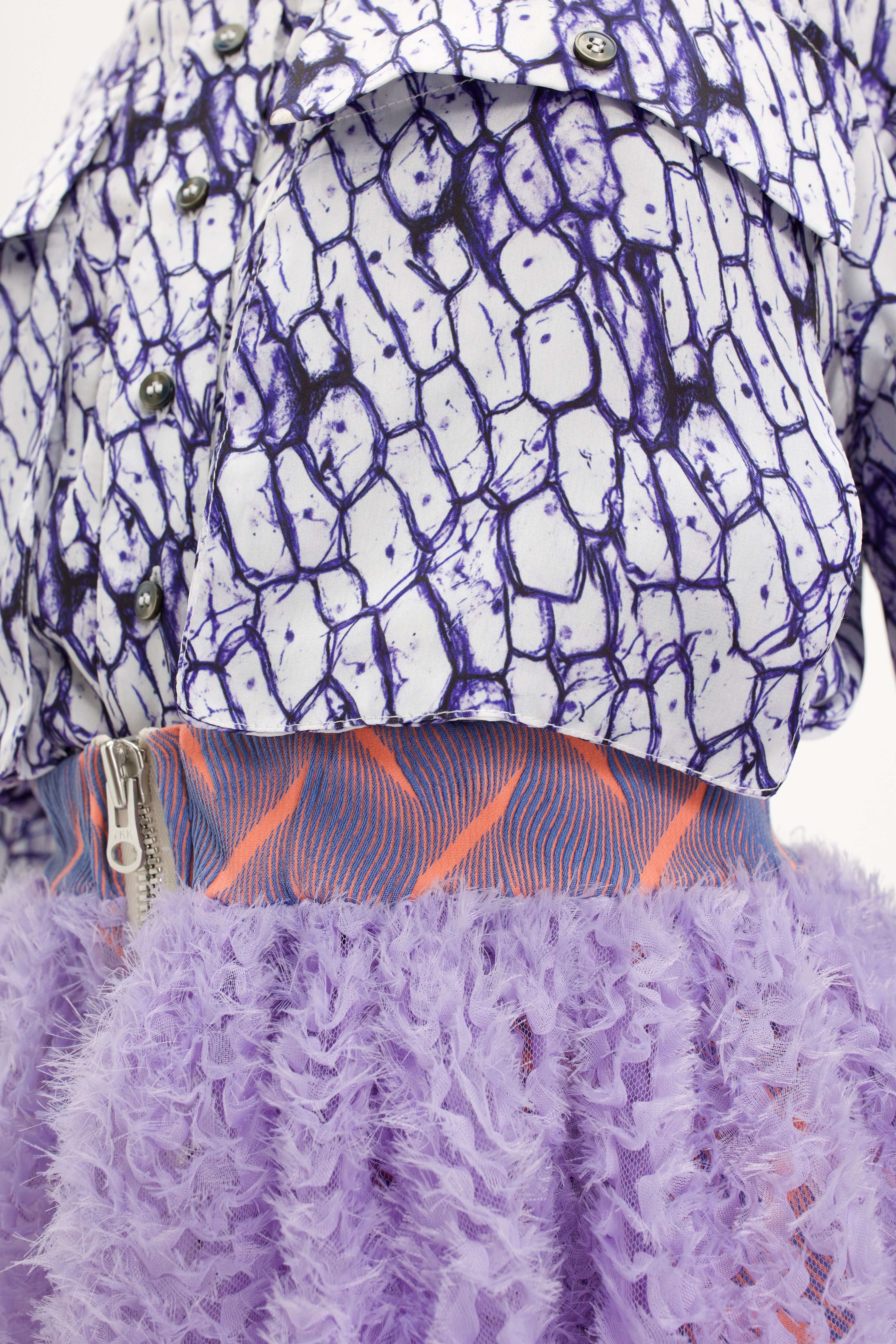 Cleo Skirt in Tufty Voile Parma