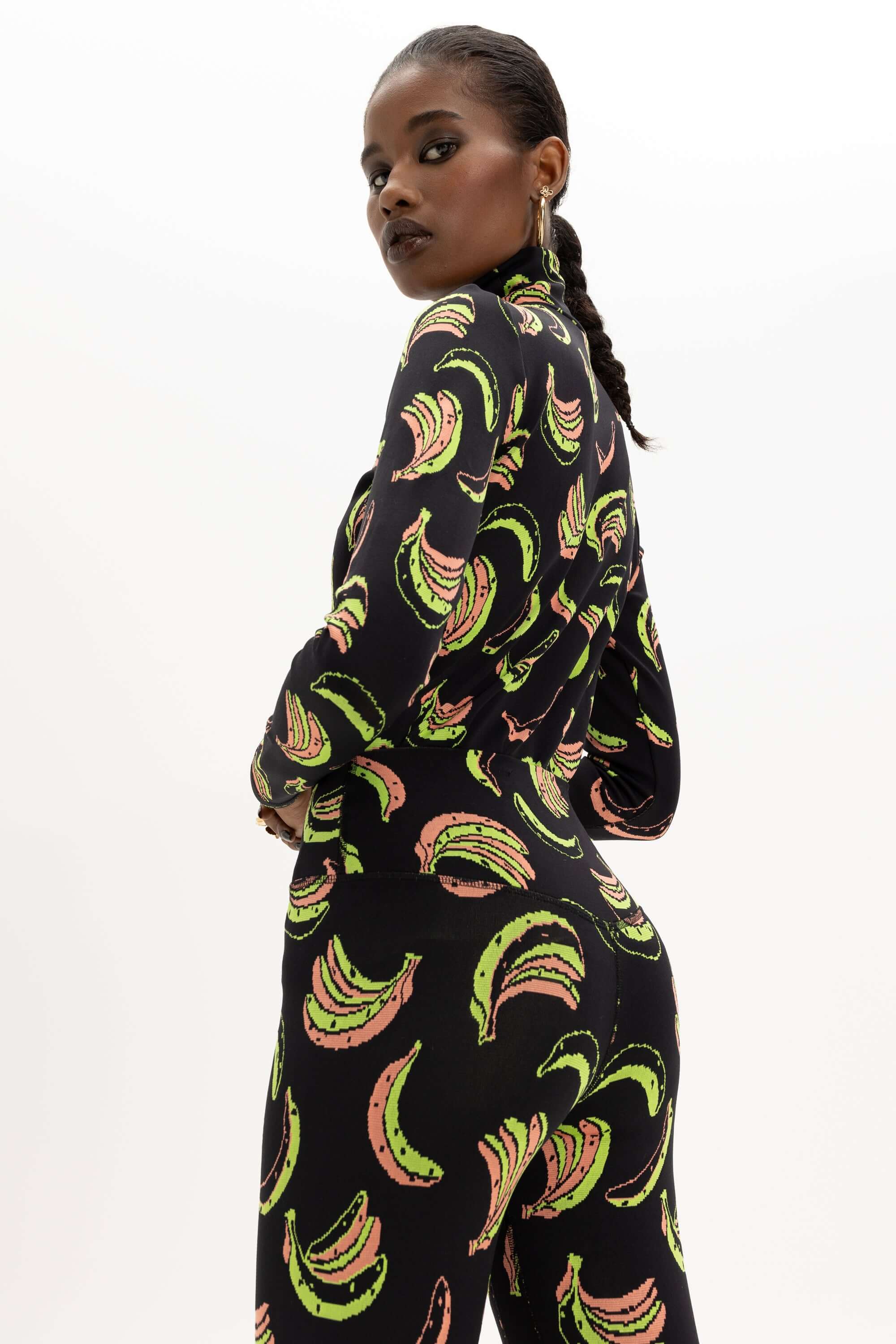 Legging Glue en jersey Banane