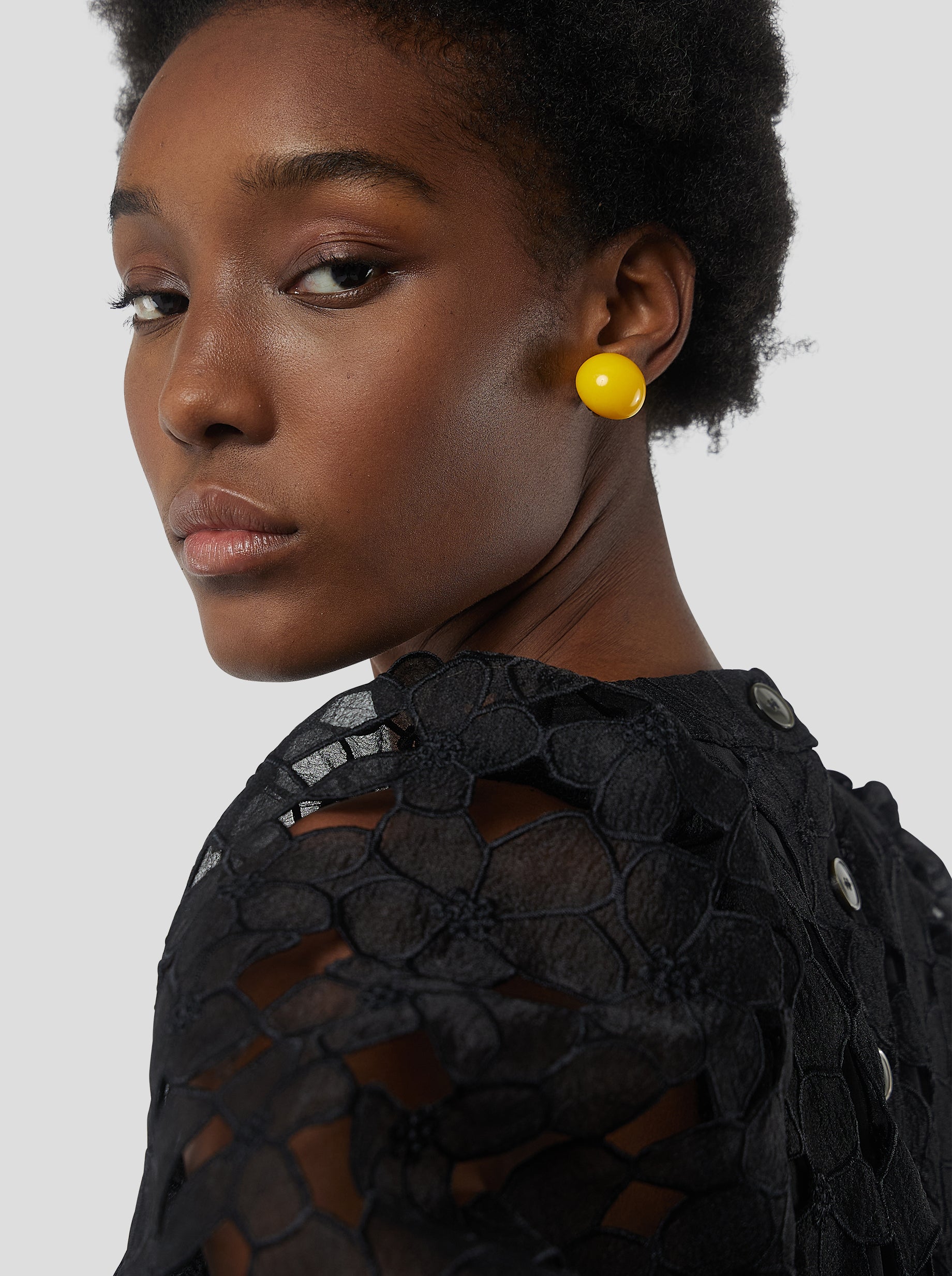 Robe martha en Dentelle Laurier brulé