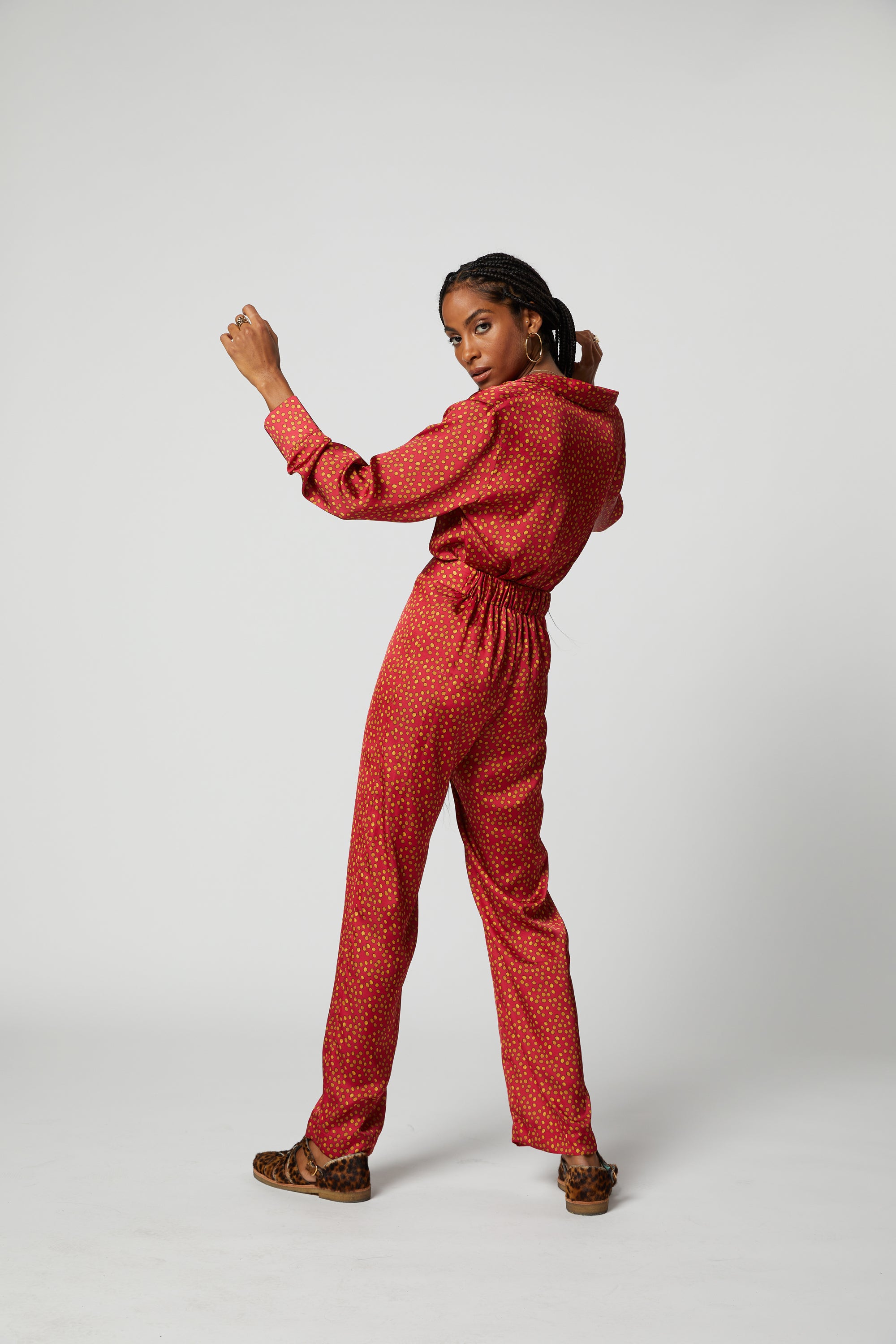 Pyjama Ulysse in Messy dots - bottom