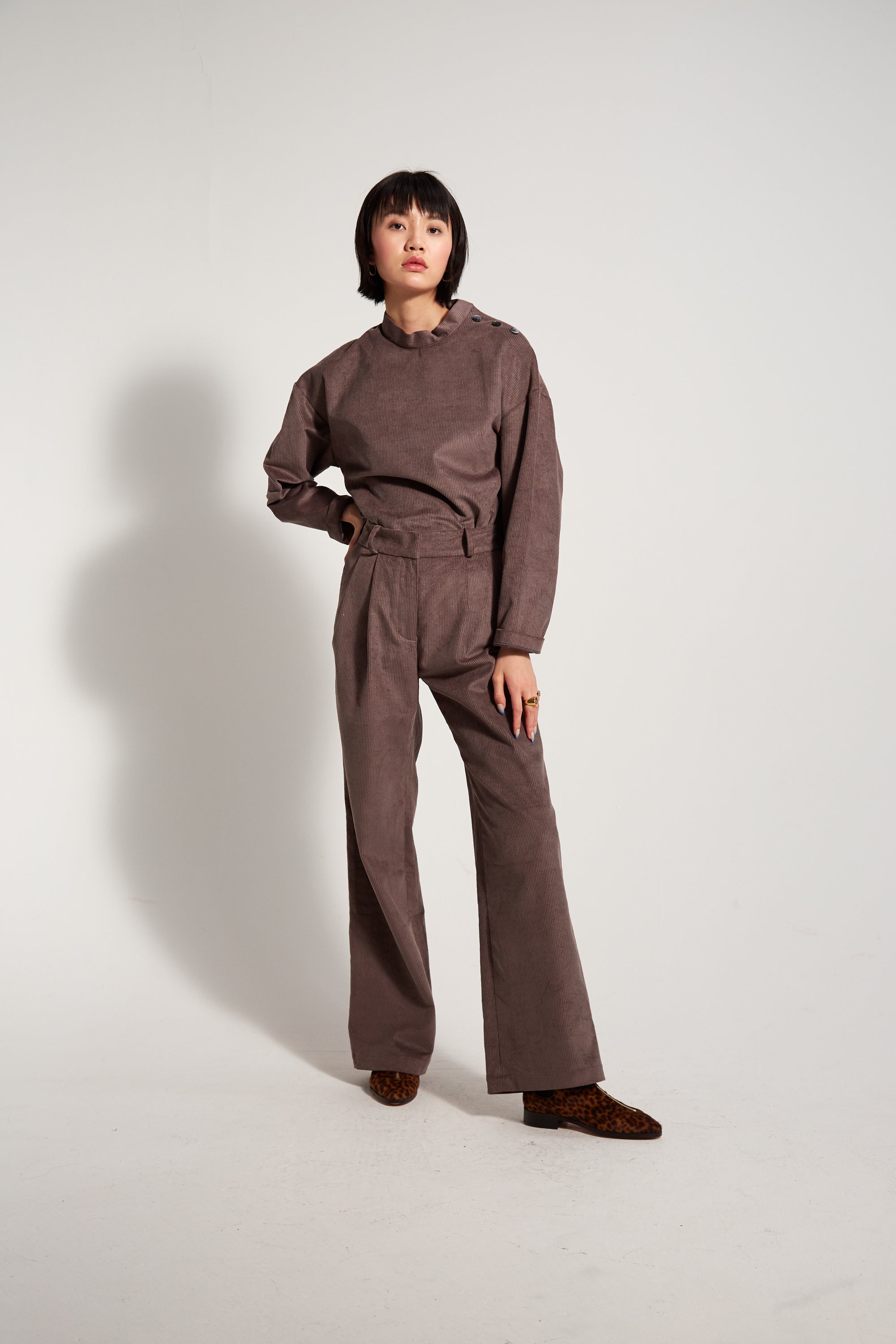 Pantalon Moor en velours côtelé