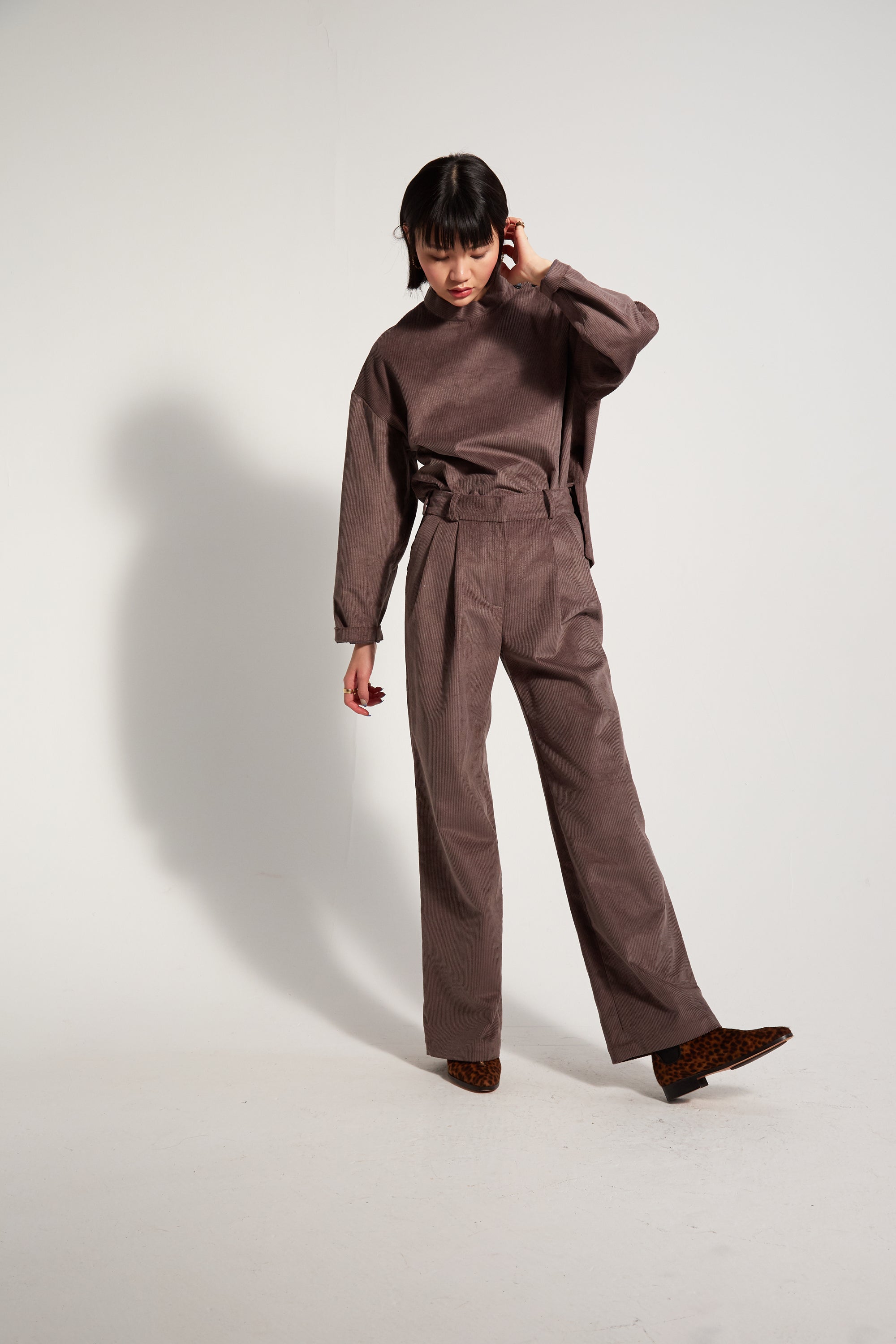 Pantalon Moor en velours côtelé