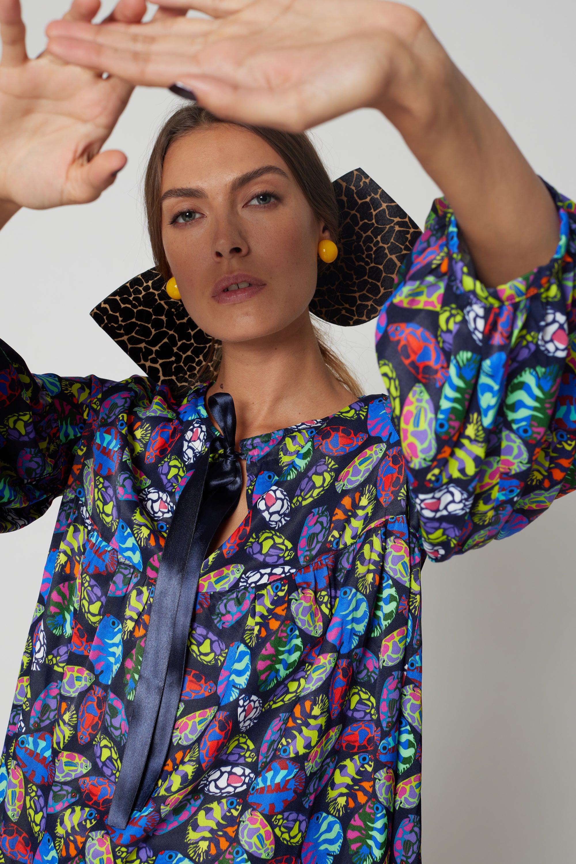 Blouse Sperone en imprimé Gourami