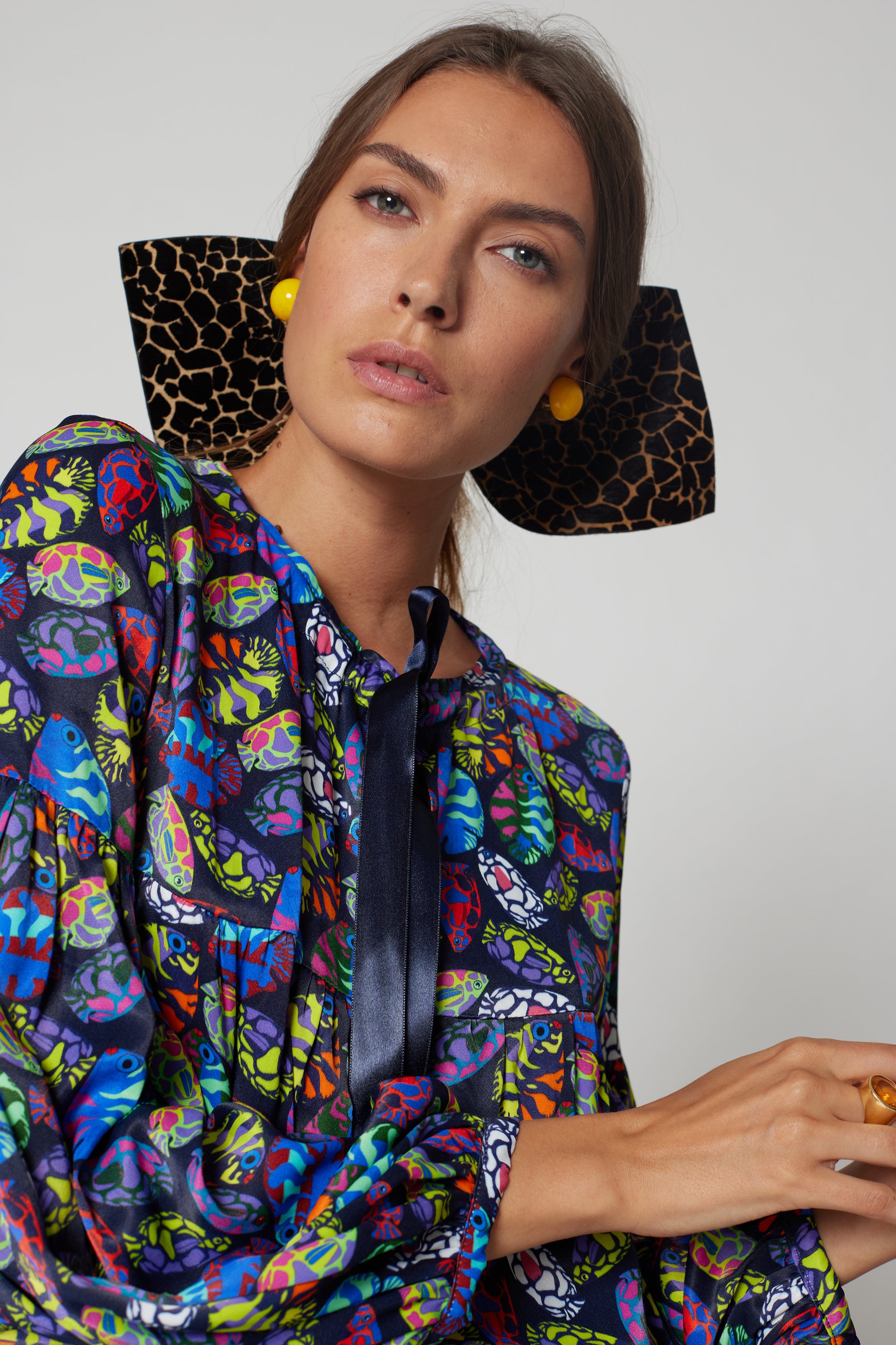 Blouse Sperone en imprimé Gourami