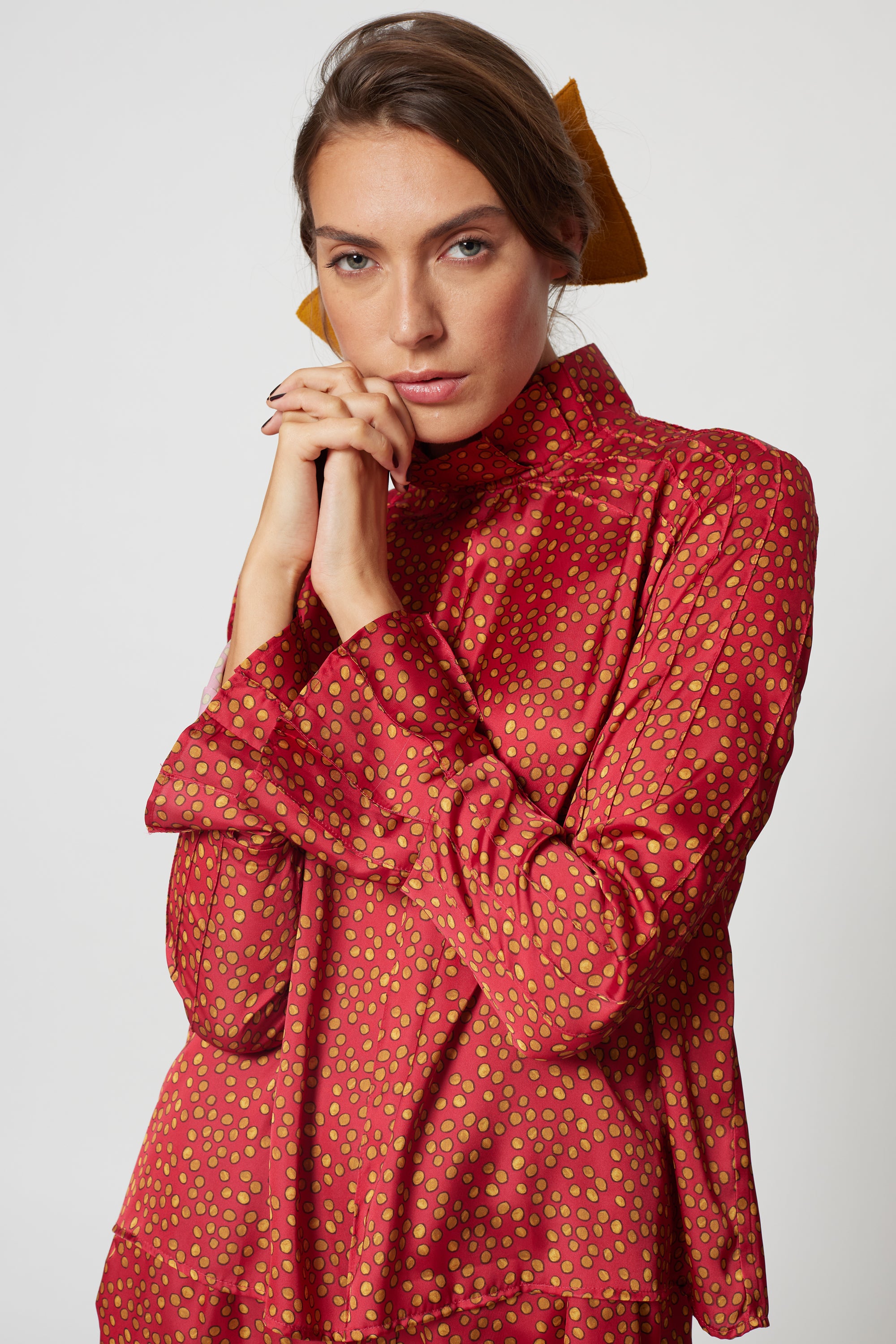 Chemise Muse en imprimé Messy dots