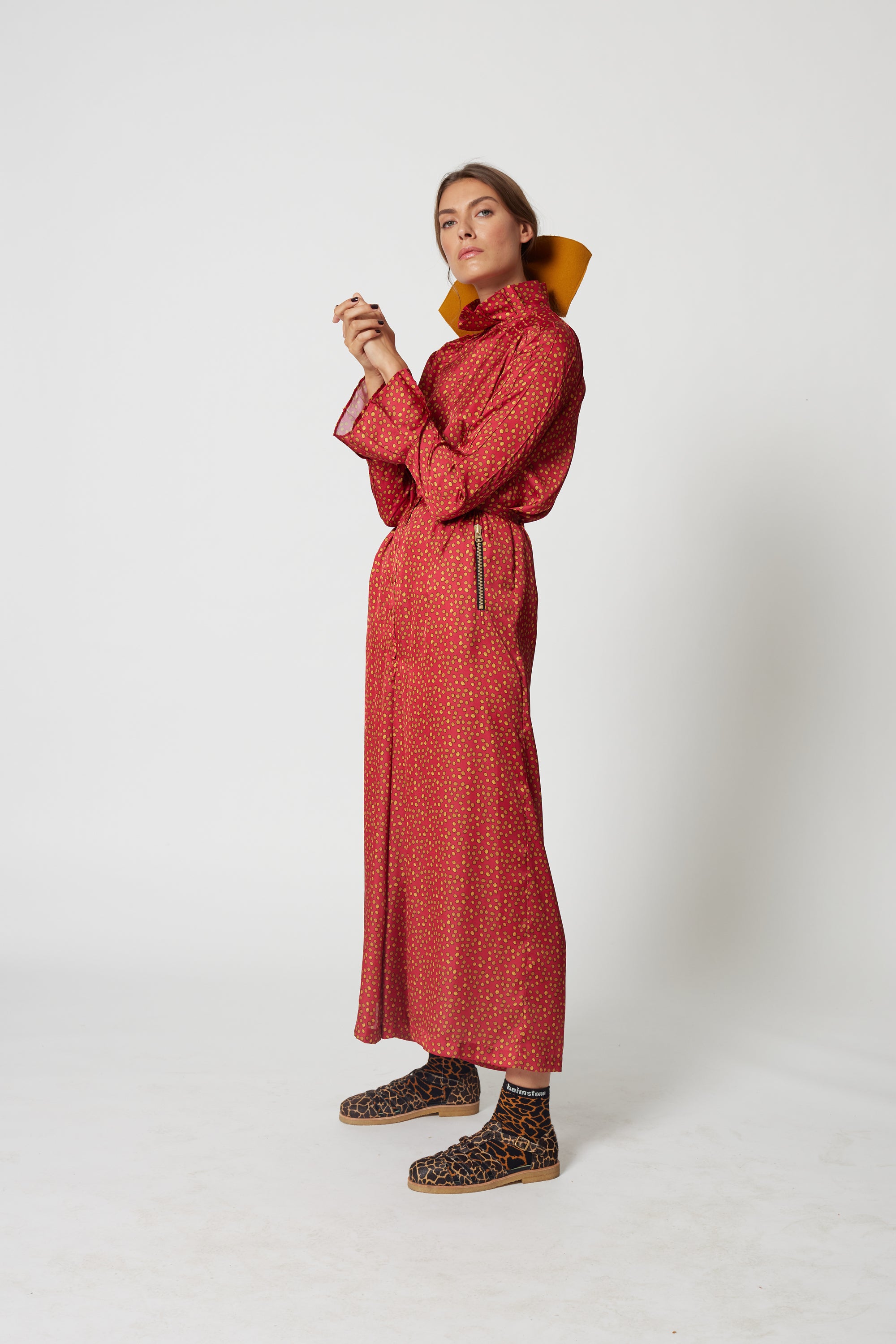 Chemise Muse en imprimé Messy dots