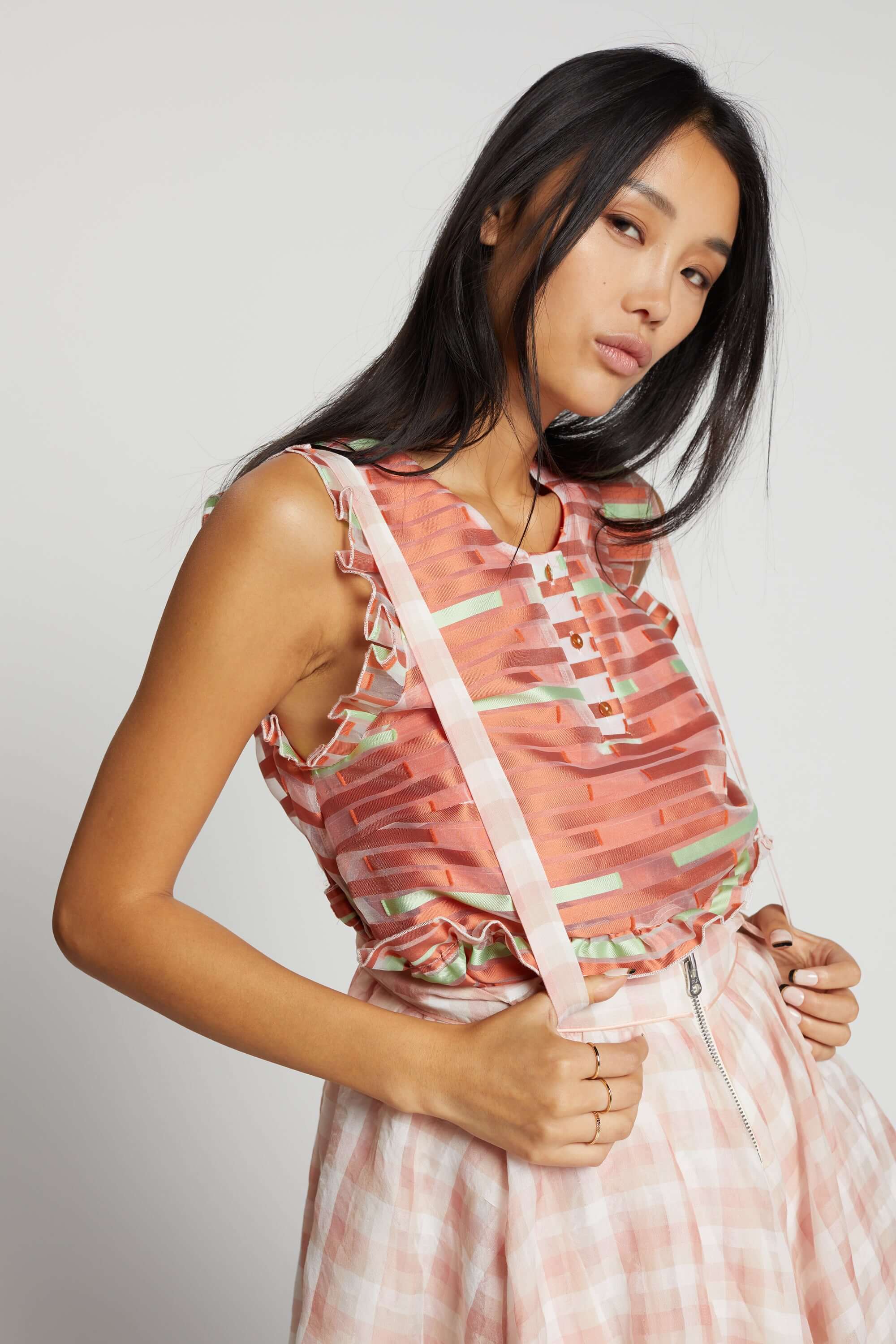 Decatur skirt in XXL Vichy