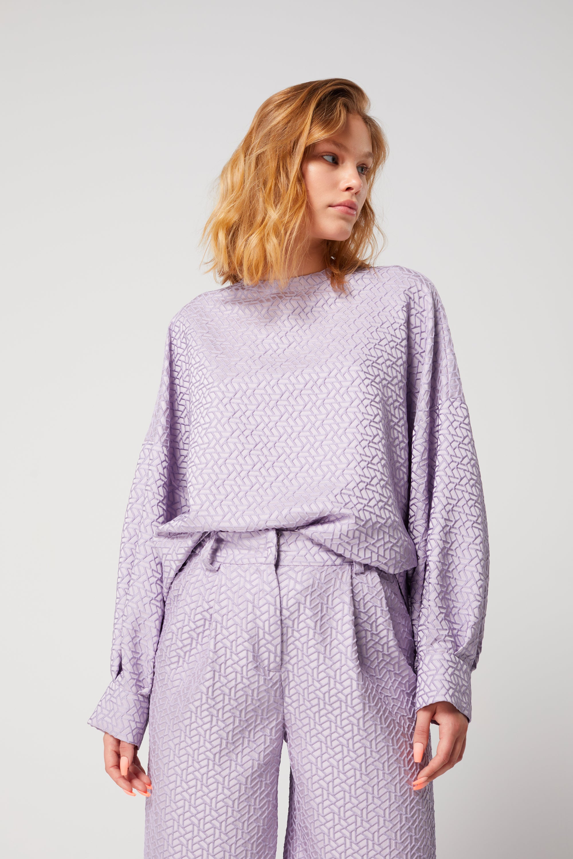 Moor bermuda in embossed Mist