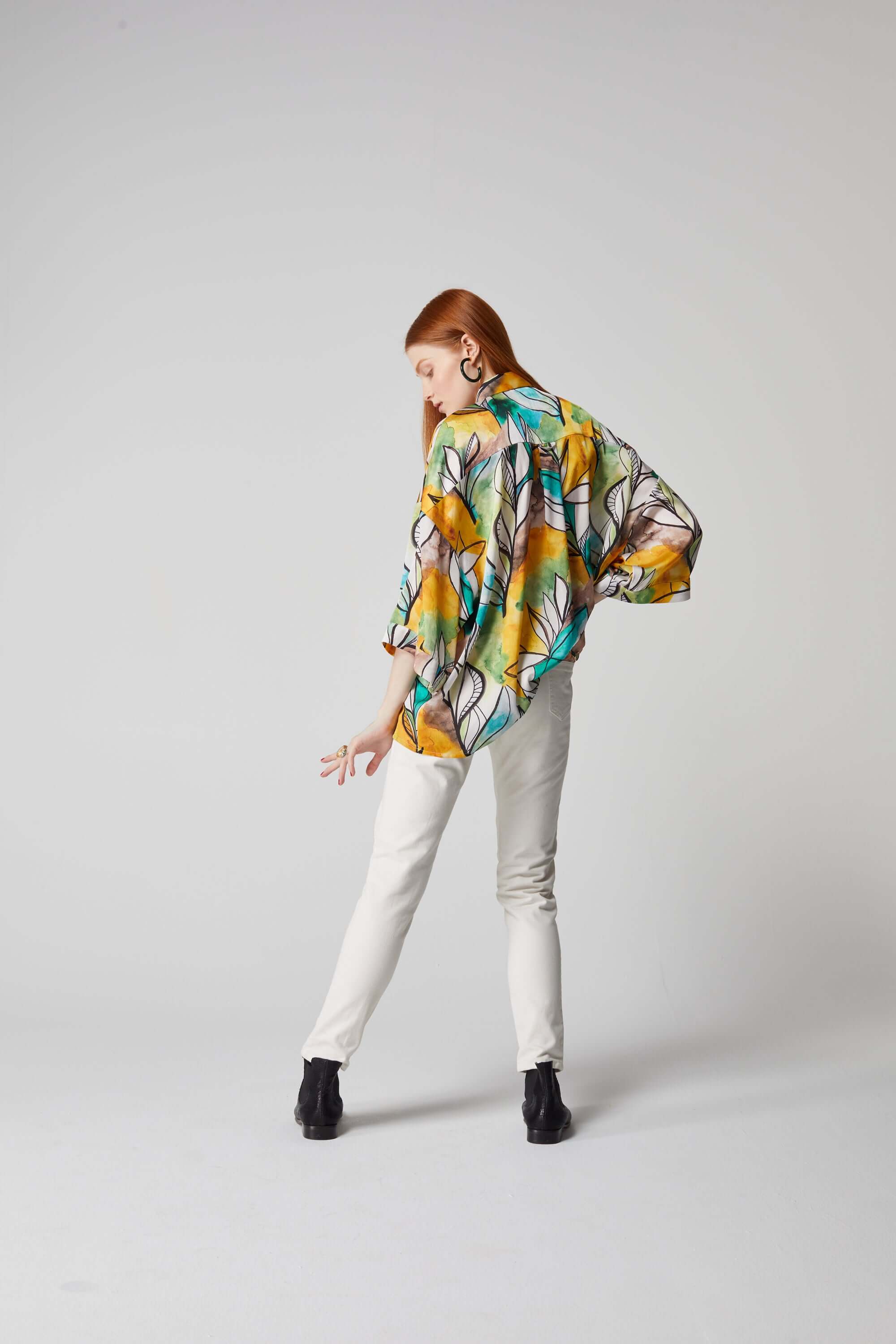 Astrée shirt in Landscape print | Heimstone