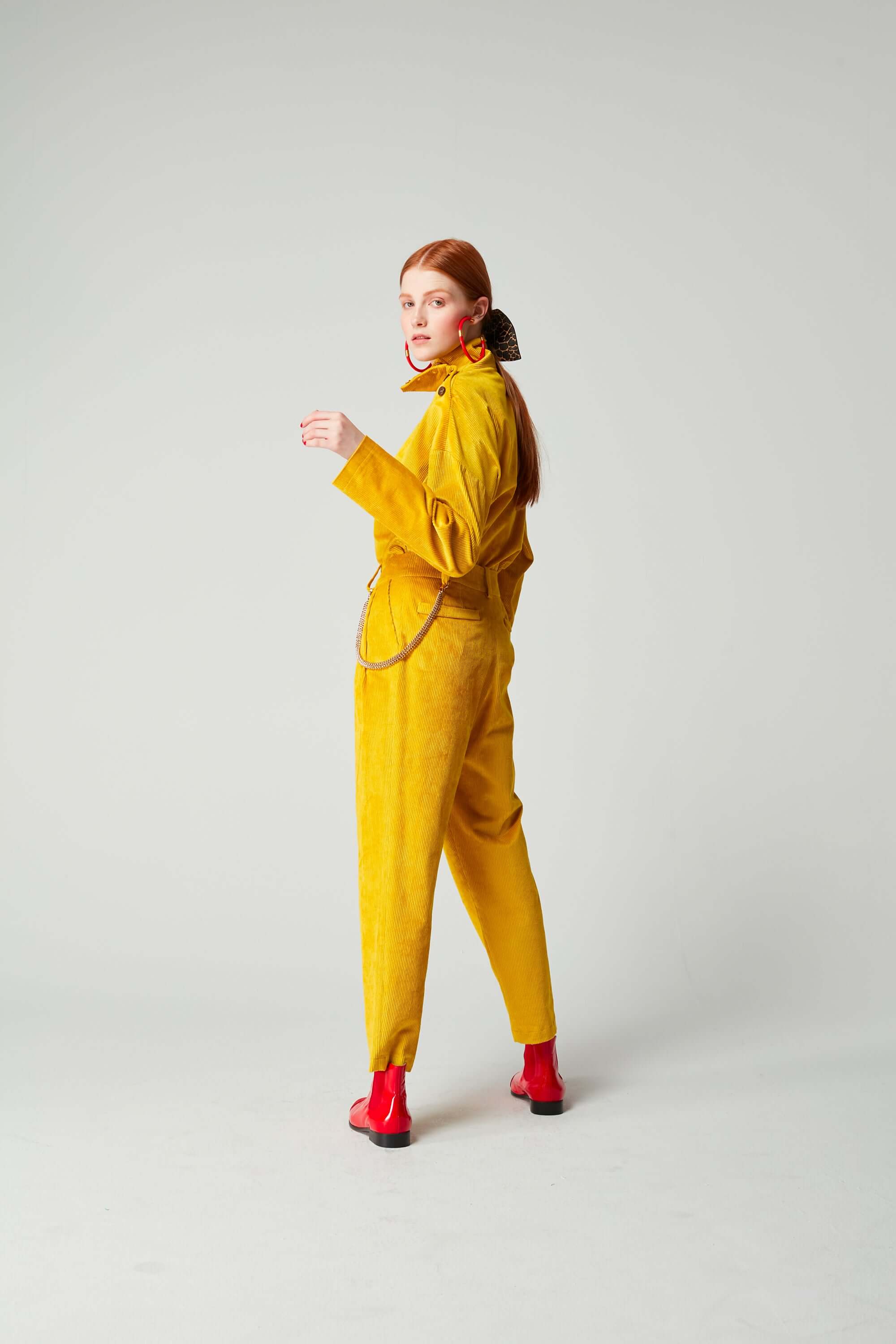 Gabriel pants in Yellow Cab