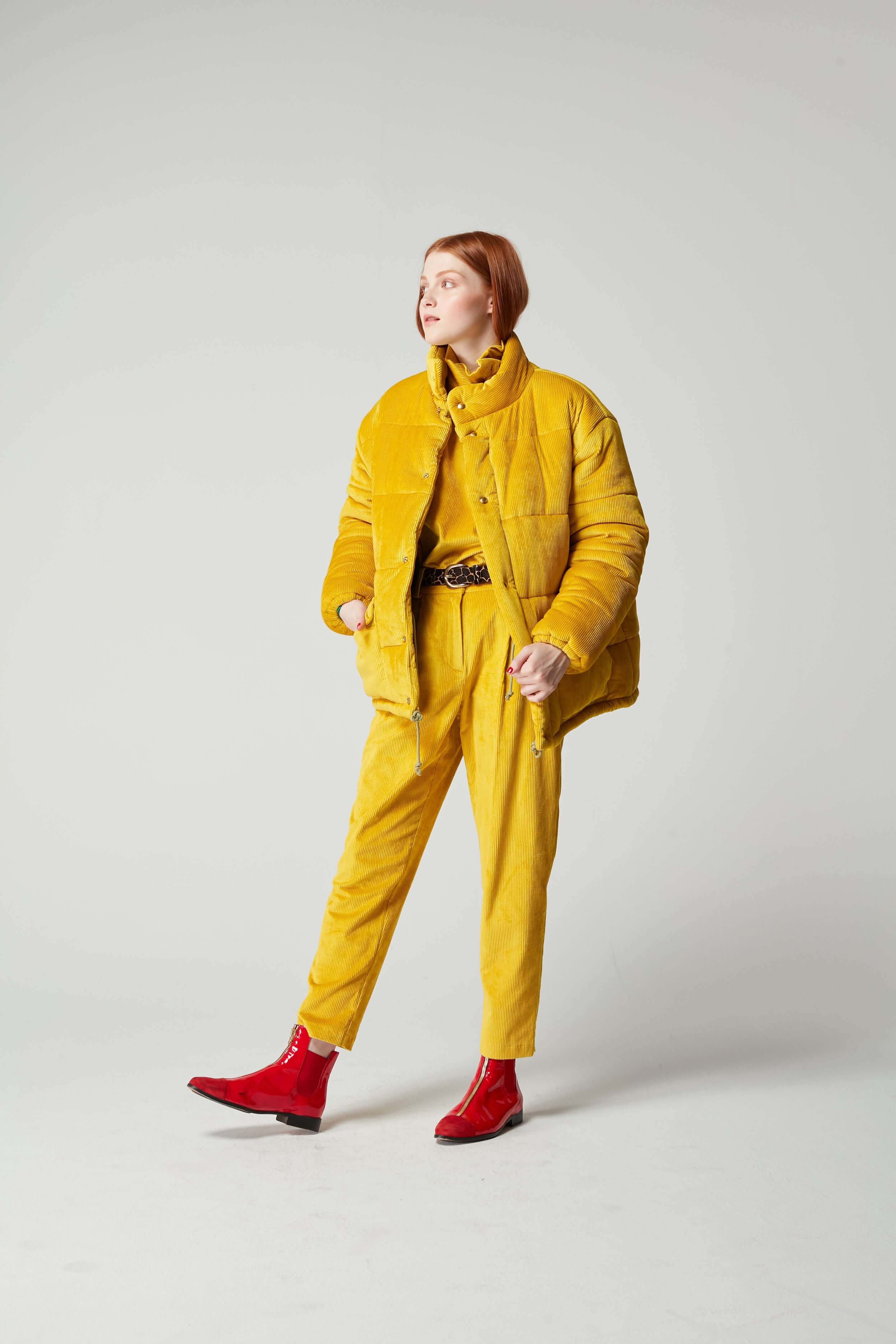 Gabriel pants in Yellow Cab