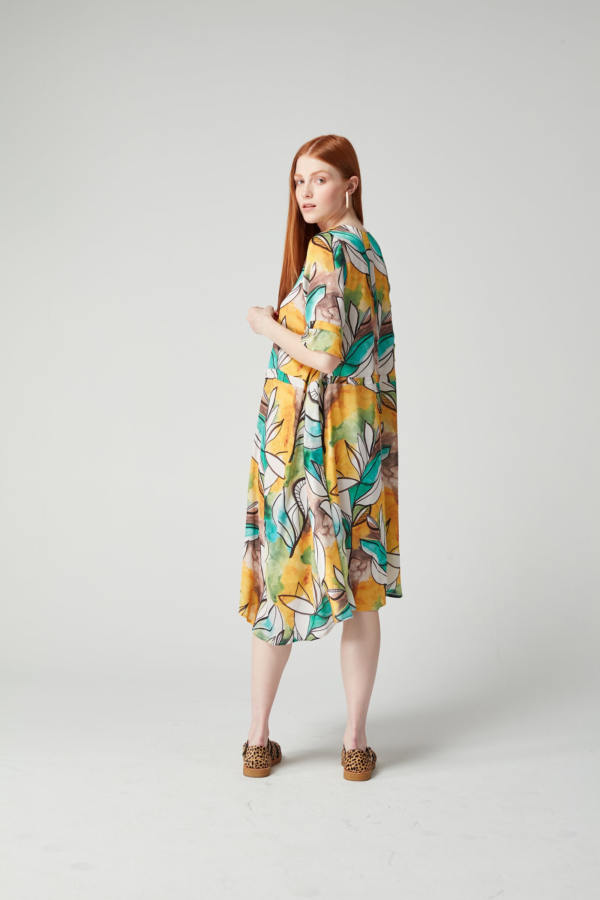 Java dress in Landscape print