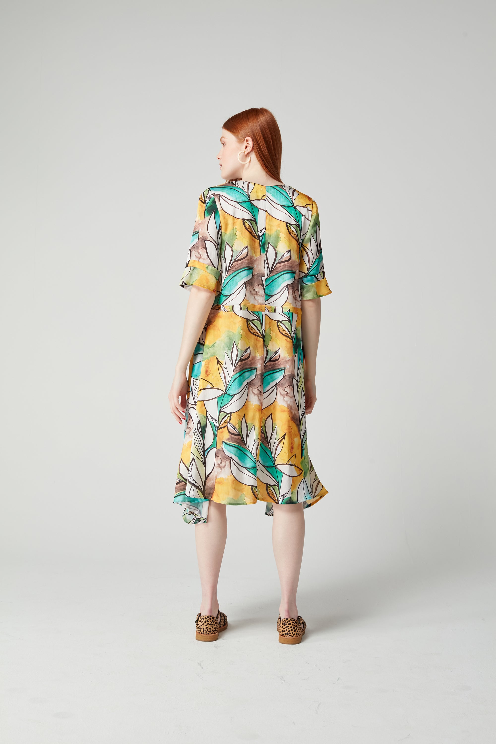 Java dress in Landscape print