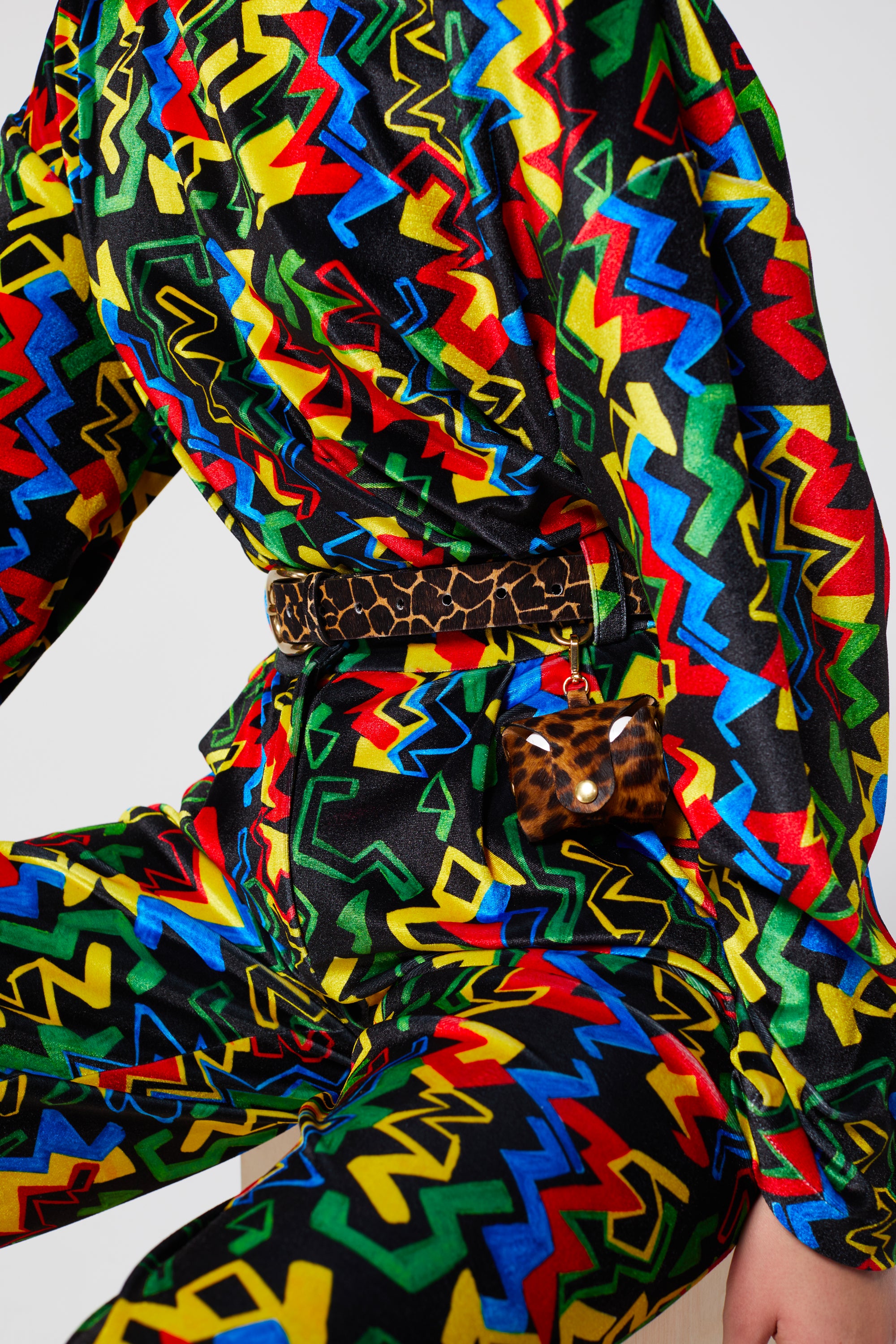 Moor pants in Velvet Electric print