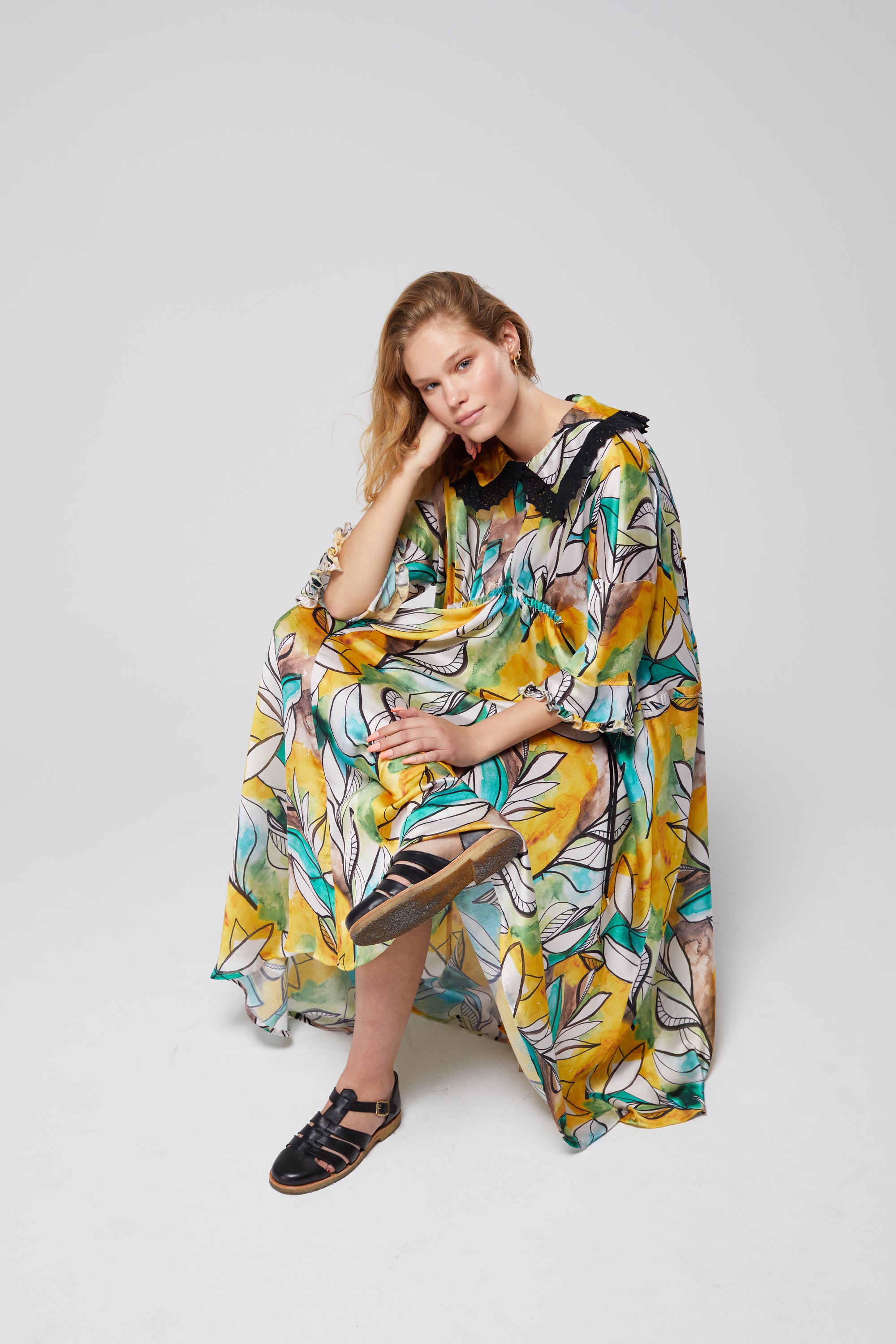 Scarlett dress in Landscape print