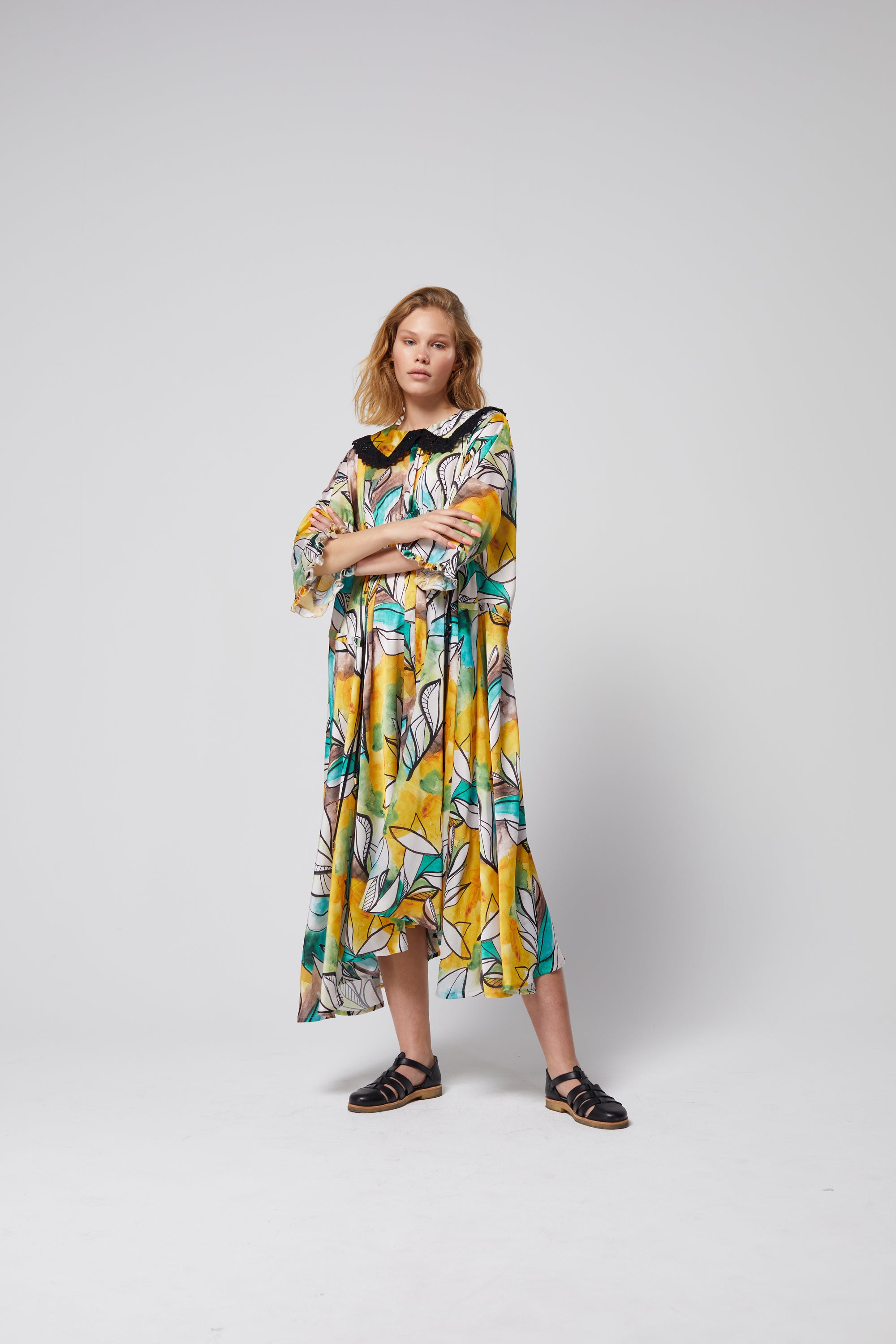 Scarlett dress in Landscape print