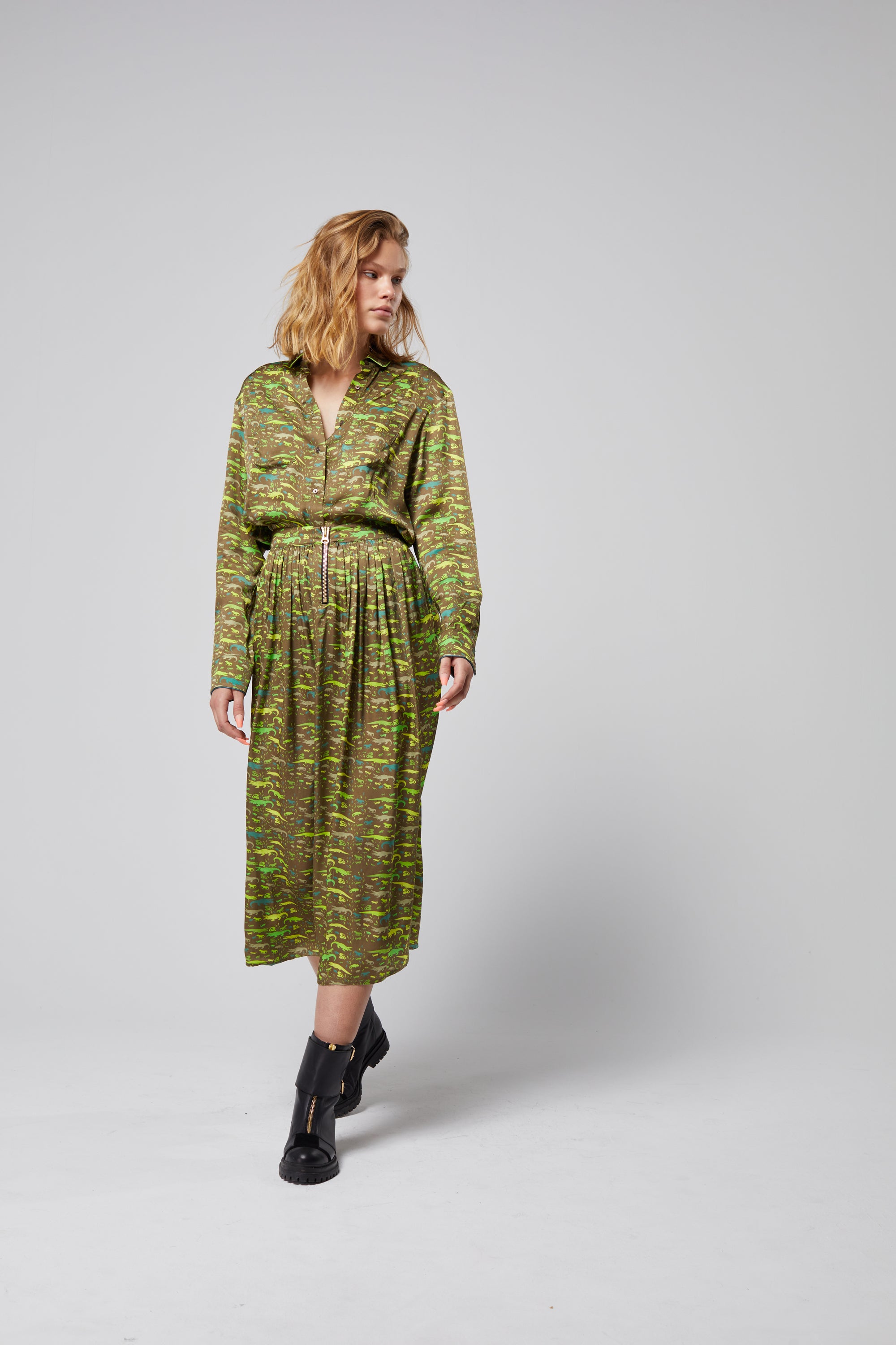 Jupon Orso en imprimé Eat Your Greens