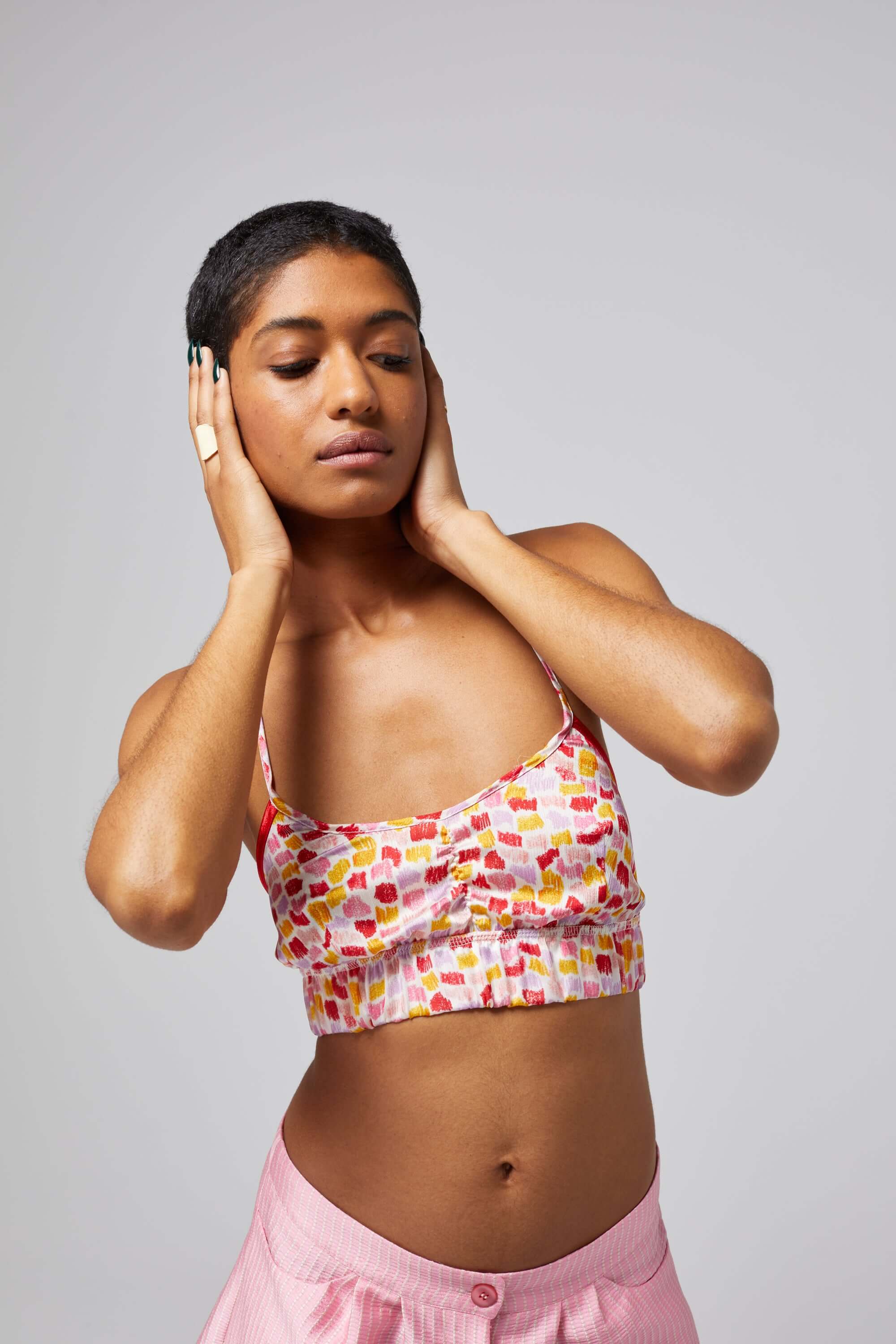 Bralette in Palette print | Heimstone