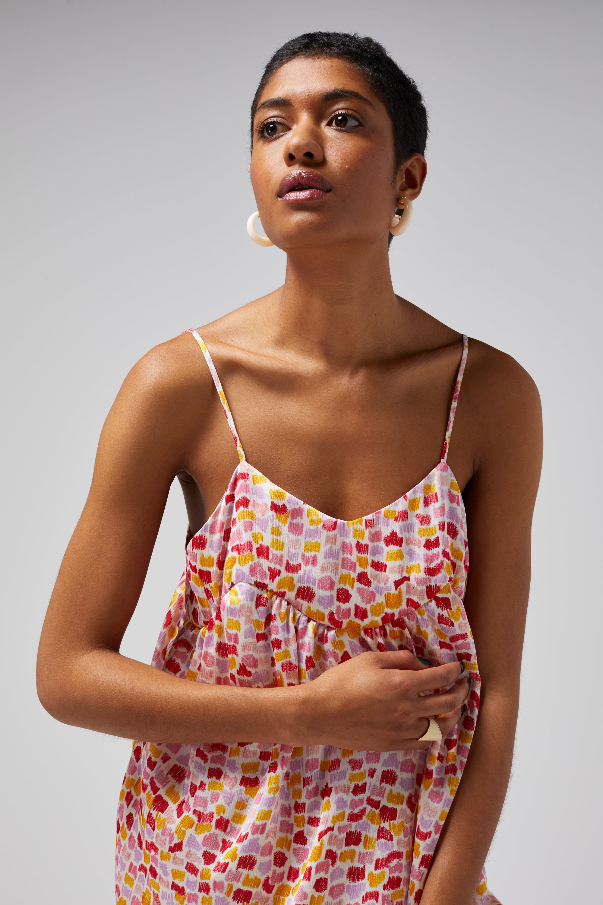 Merida dress in Palette print