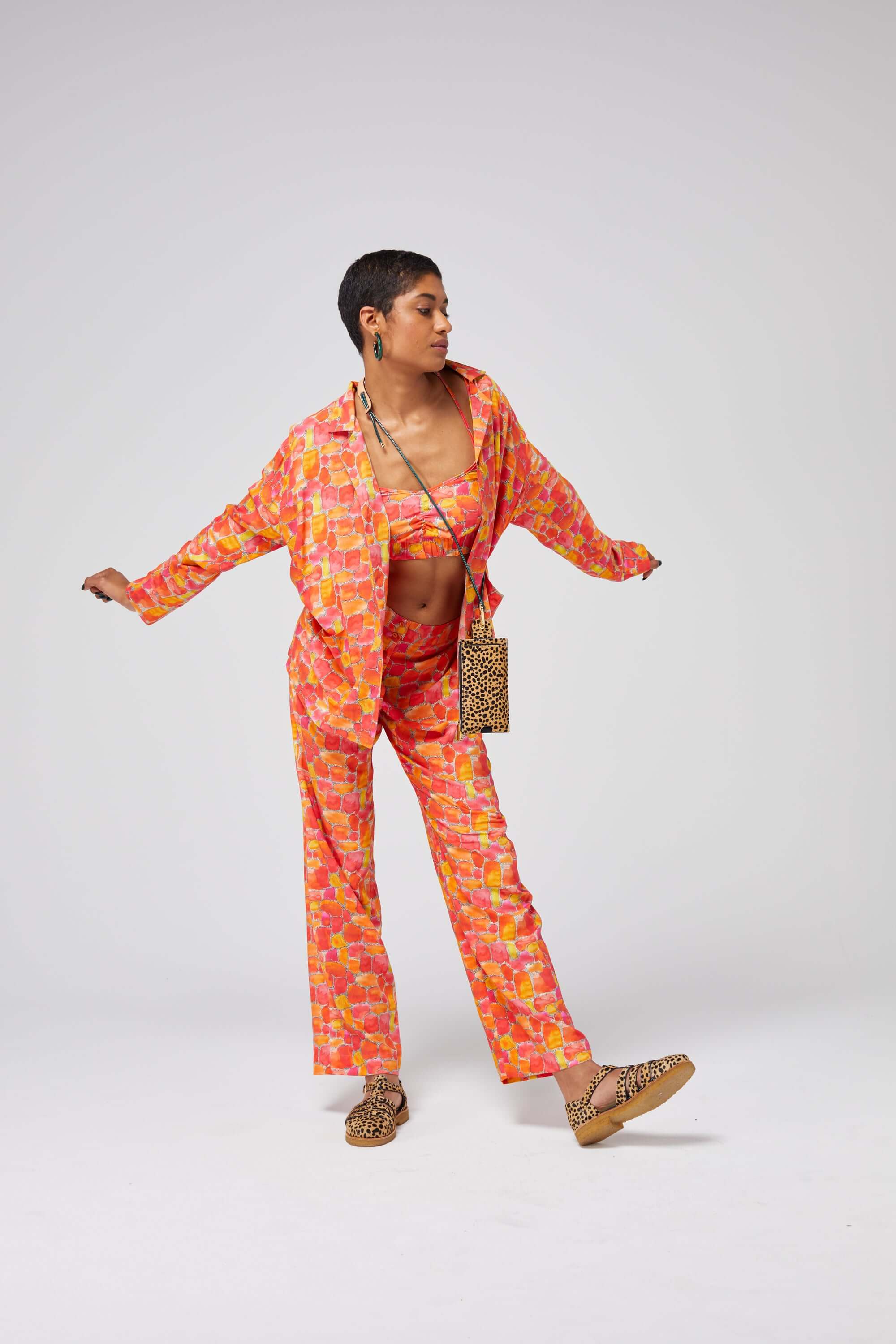 Bralette in Sun Kiss print | Heimstone