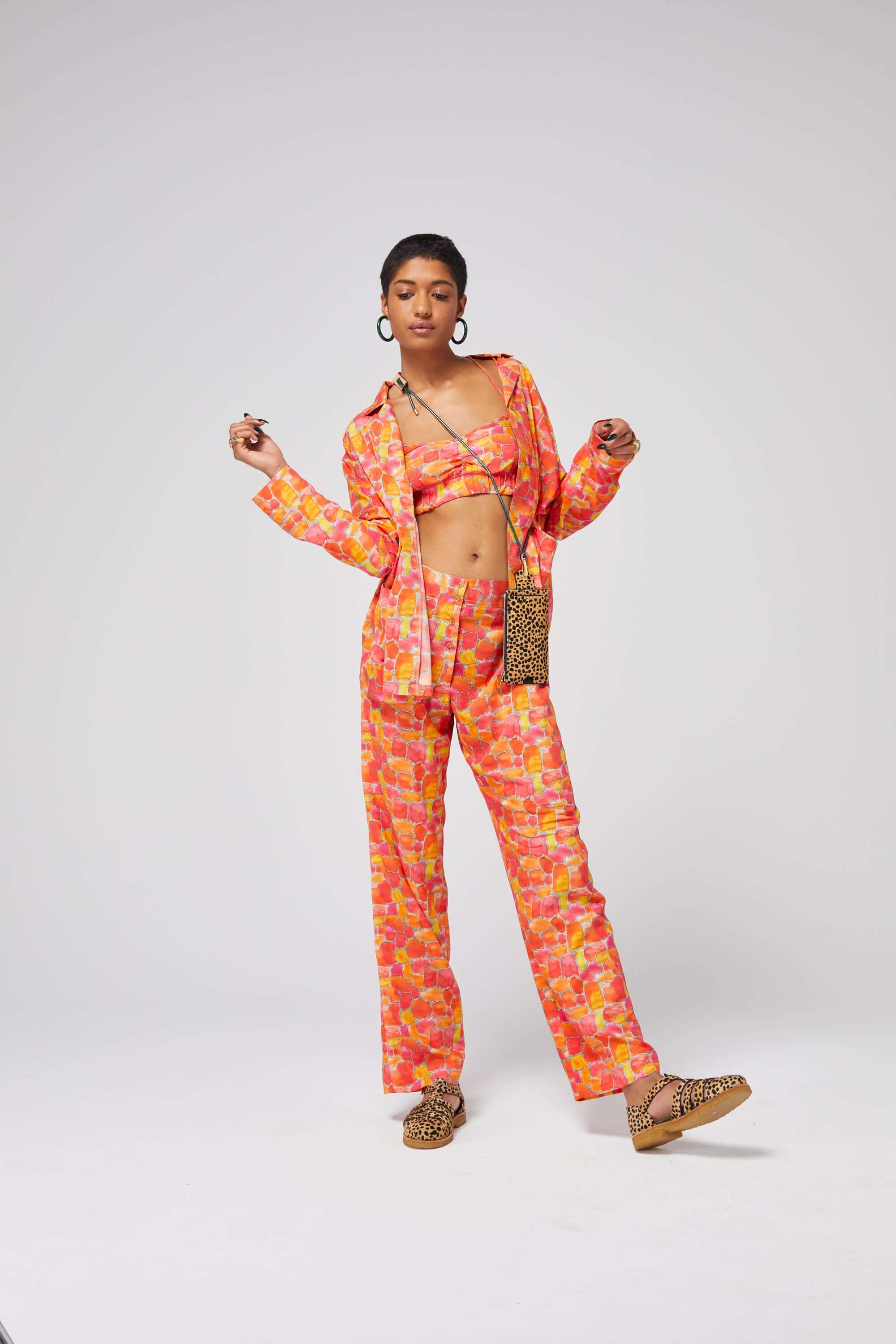 Bralette in Sun Kiss print | Heimstone